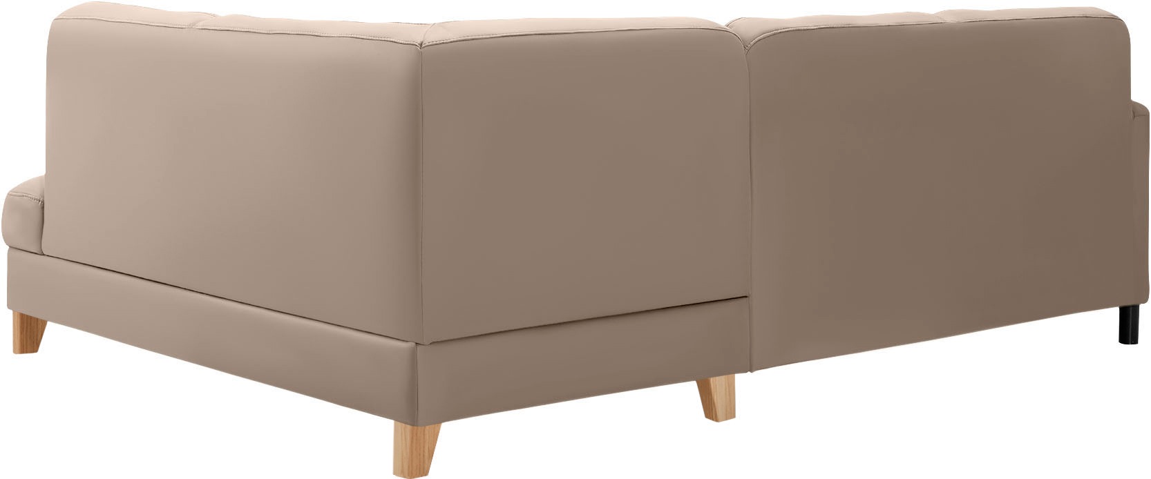 exxpo - sofa fashion Ecksofa »Elio, kompakt und komfortabel, bequem, zeitloses Design, L-Form«, wahlweise mit Bettfunktion und Bettkasten