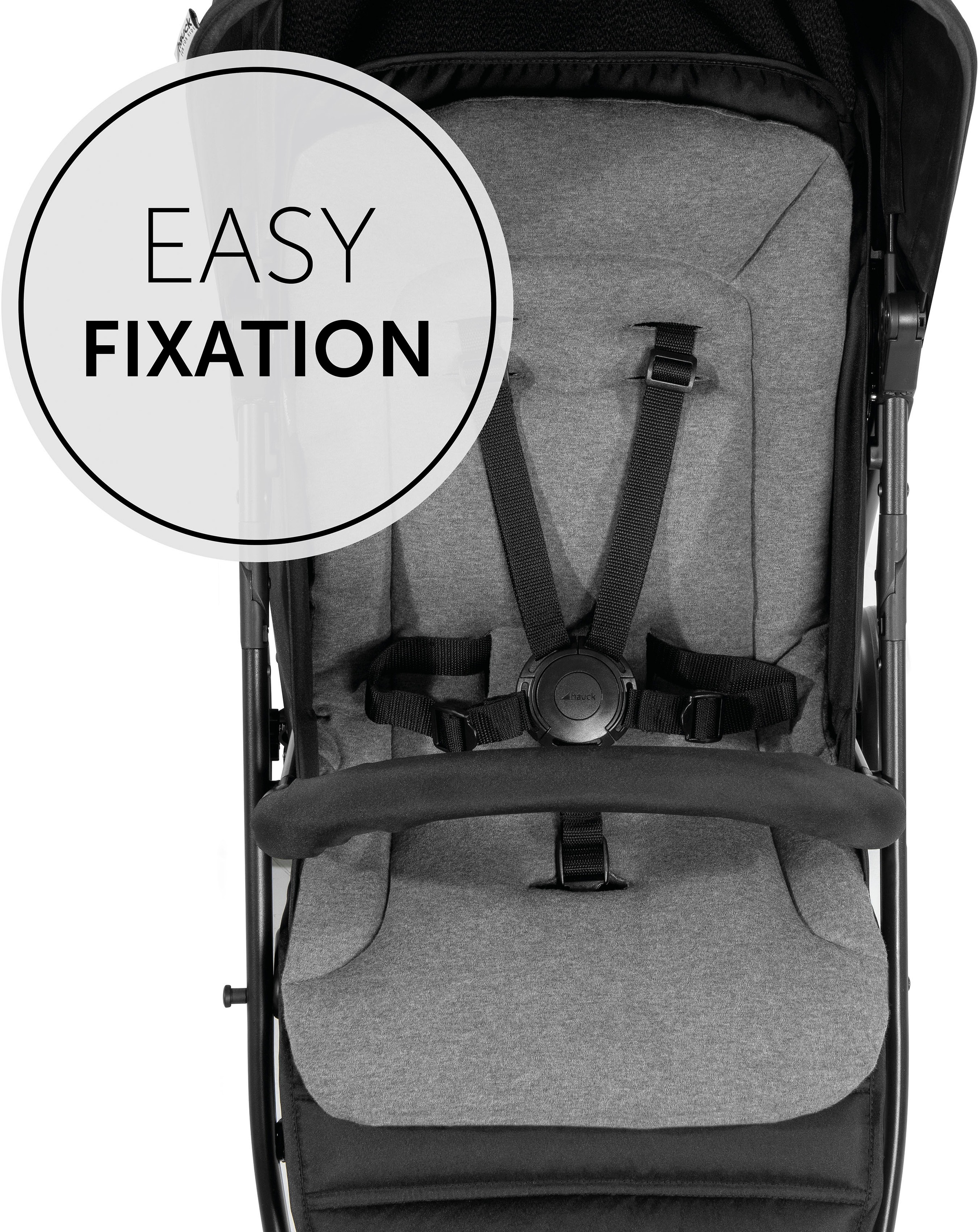 Hauck Kinderwagen-Sitzauflage »Seat Liner, charcoal« auch für Buggys geeignet