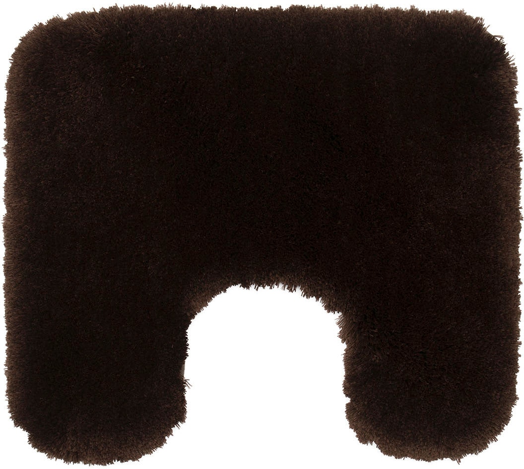 Badematte GÖZZE, braun, Polyester, Badematten, "»DELUXE«", mit extra hohem Flor