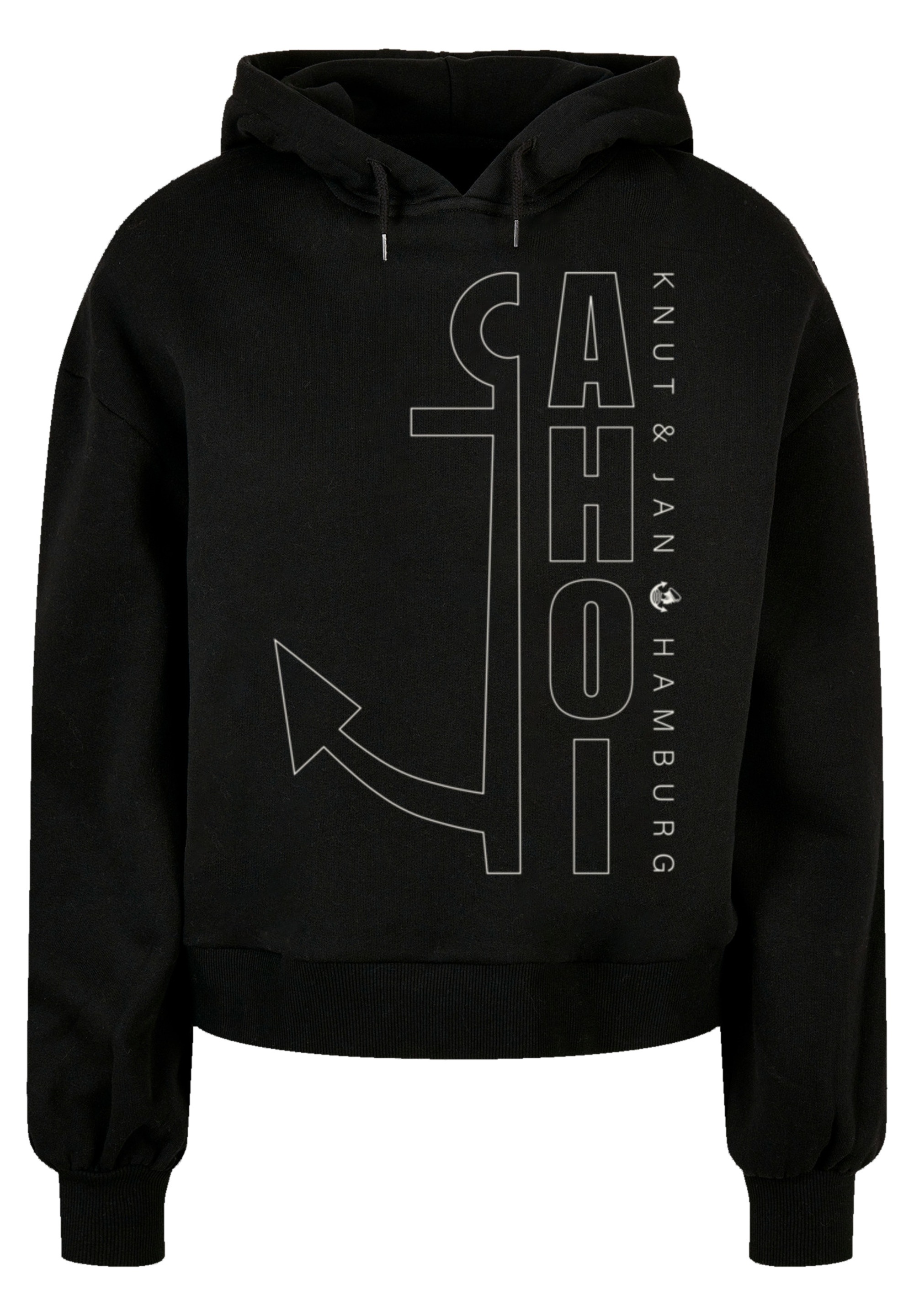 F4NT4STIC T-Shirt »Ahoi Anker Knut & Jan Hamburg«, Print