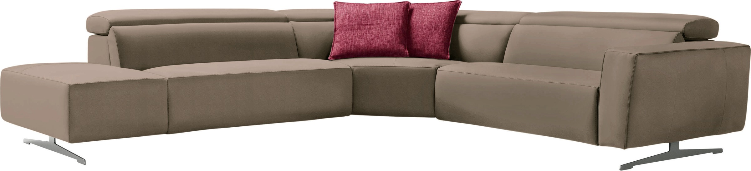 Egoitaliano Ecksofa "Stefanie-e, Designsofa der Extraklasse, bequem mit hoh günstig online kaufen