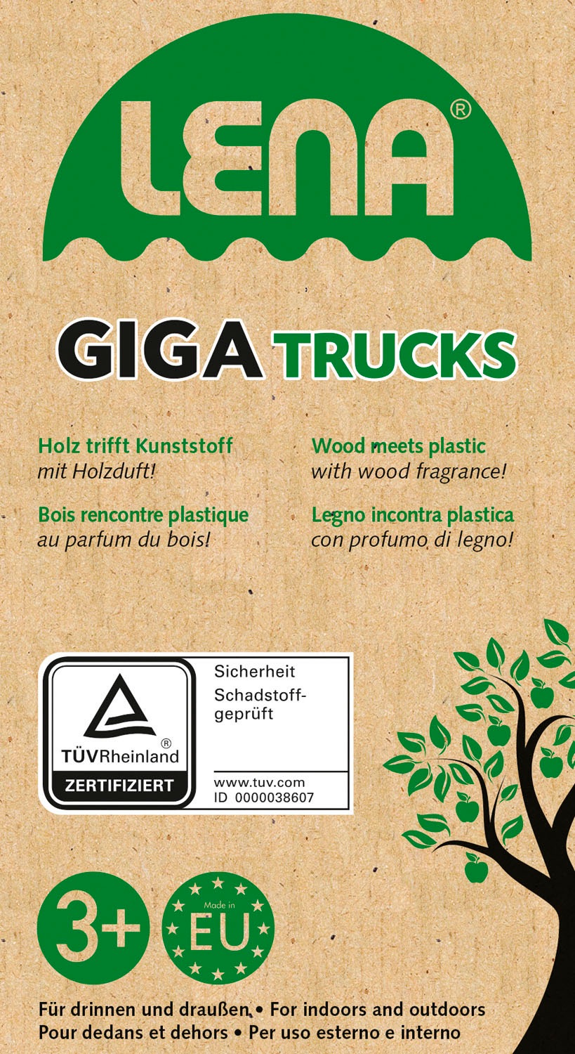 Lena® Spielzeug-Aufsitzbagger »Giga Trucks, Aufsitz-Schaufellader« Made in Europe