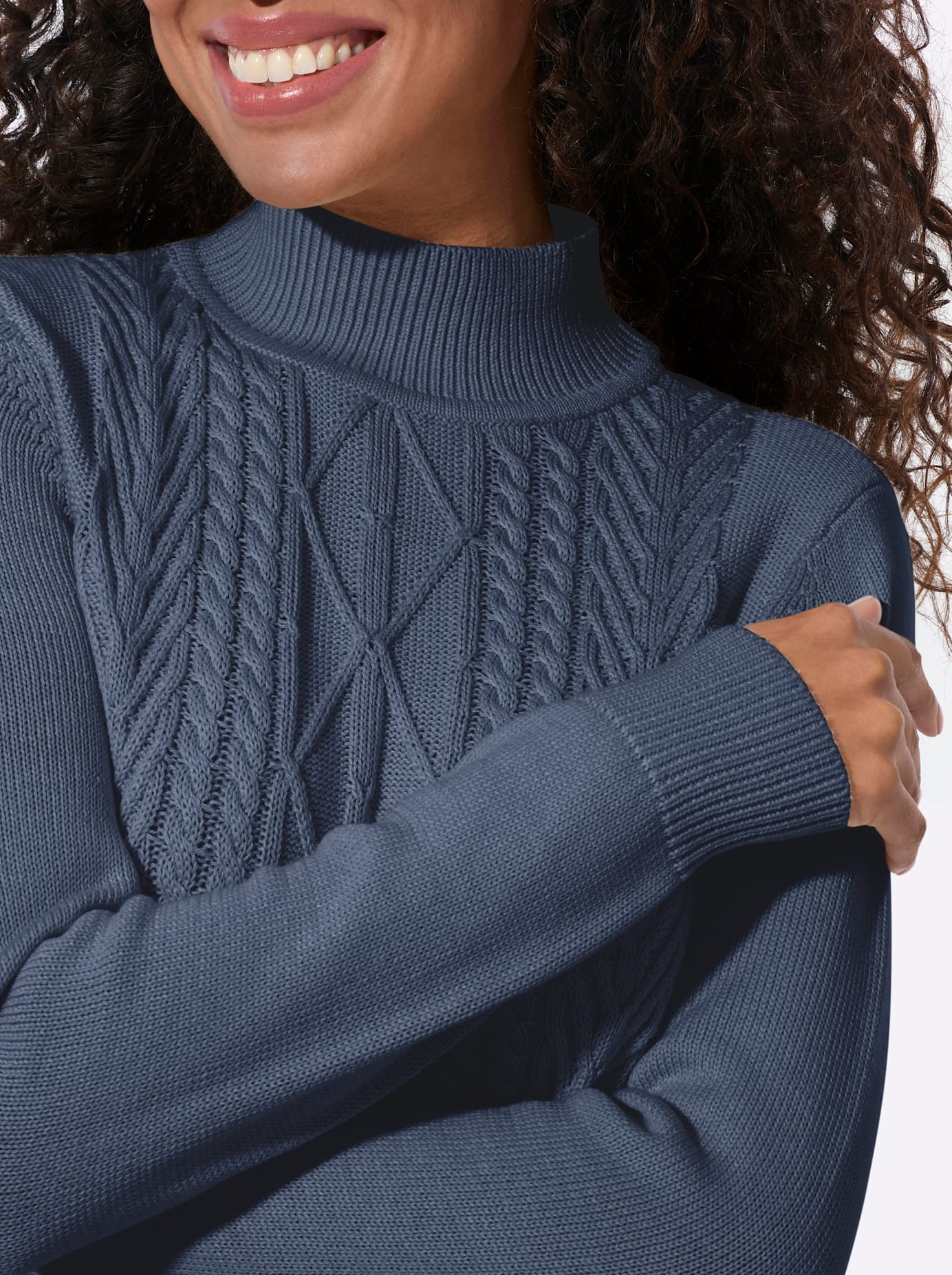 Casual Looks Stehkragenpullover »Pullover«