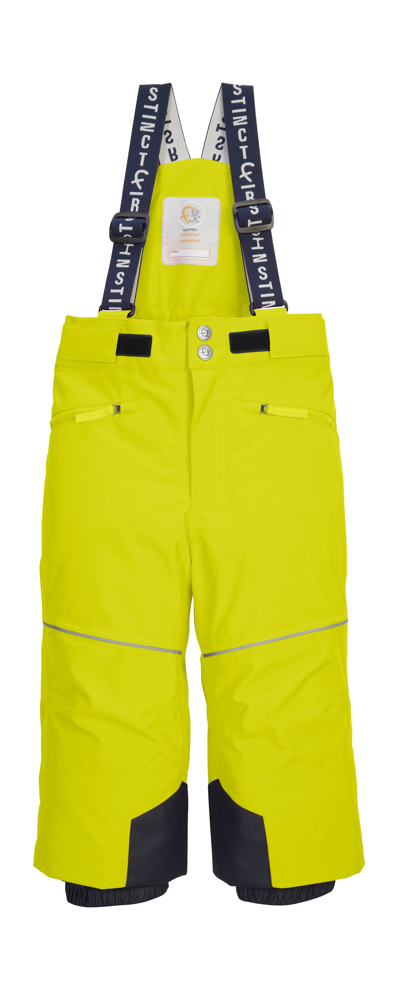 Mädchen Skihose "FISW 48 MNS SKI PNTS"limette, Gr. 98, FIRST INSTINCT BY KILLTEC, Obermaterial: 100% Polyester;Futter: 100% Polyester;Füllung: 100%
