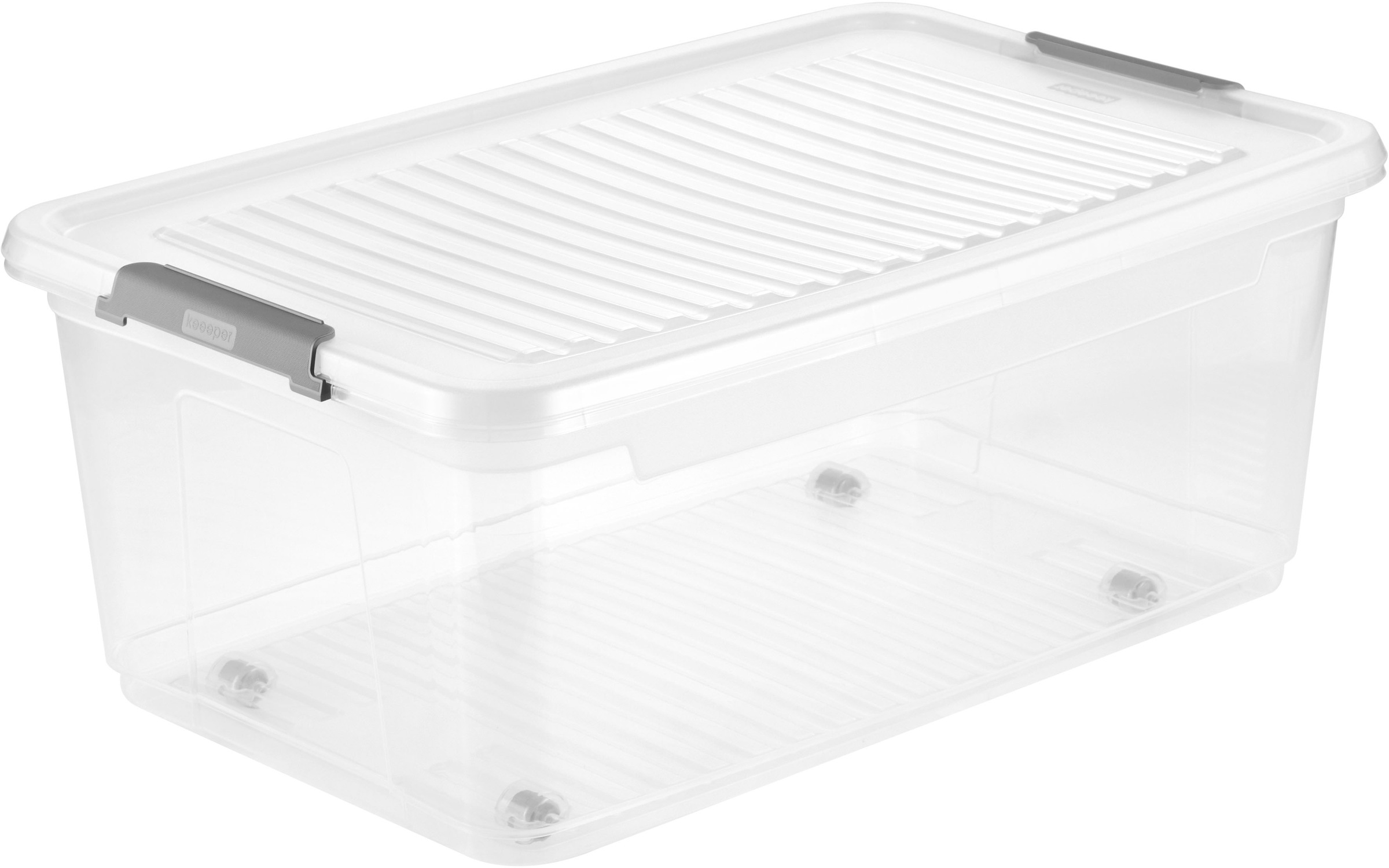 keeeper Aufbewahrungsbox "Clipbox Leo (Set 4 St.) 37 L, 59 x 38 x 24 cm" Sc günstig online kaufen