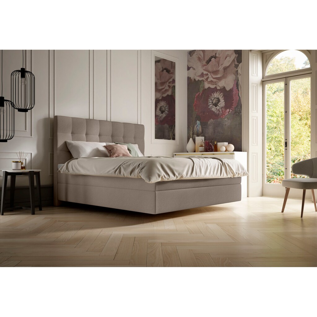 Schlaraffia Boxspringbett »Aida«, mit GELTEX® Next Topper und 7-Zonen-Tonnentaschen-Federkernmatratze