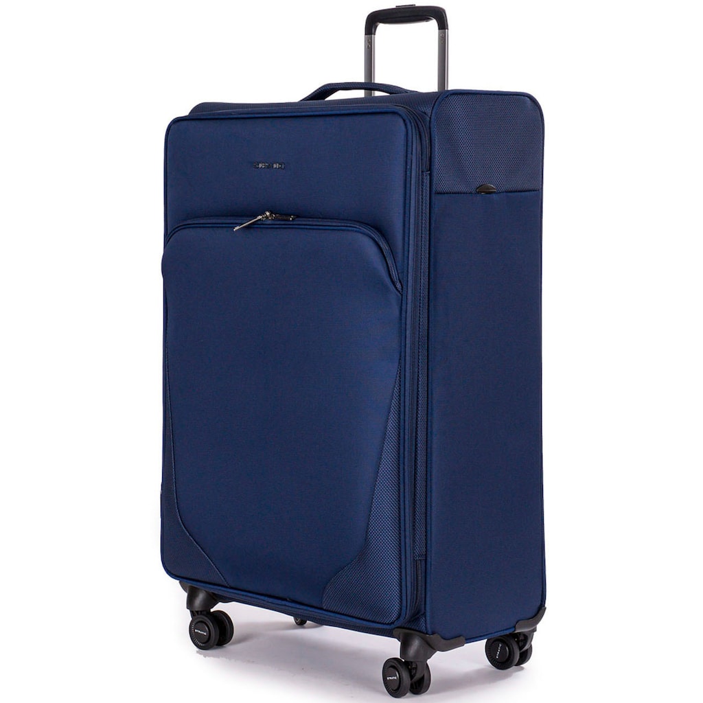 Stratic Weichgepäck-Trolley »Mix L, blue«, 4 Rollen