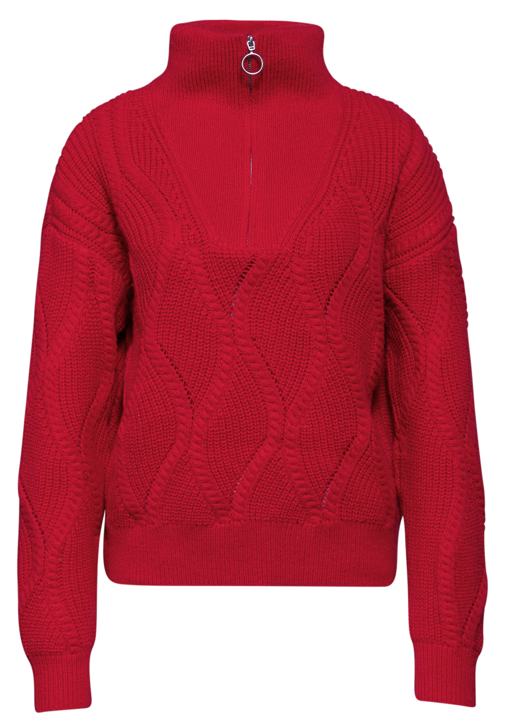 STREET ONE STUDIO Rollkragenpullover, aus softem Materialmix