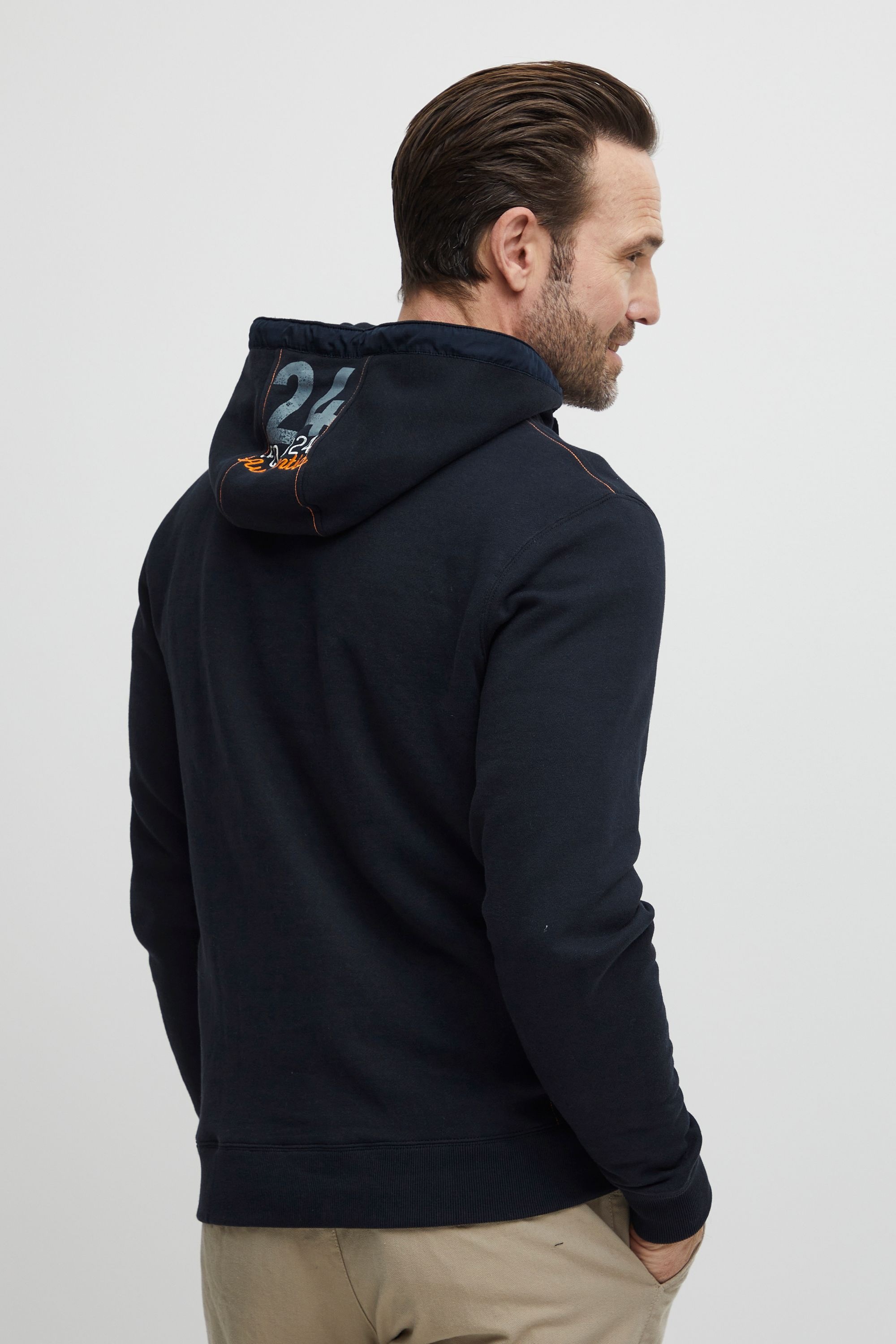 FQErik FQ1924 Sweat à Capuche Bleu XL 3