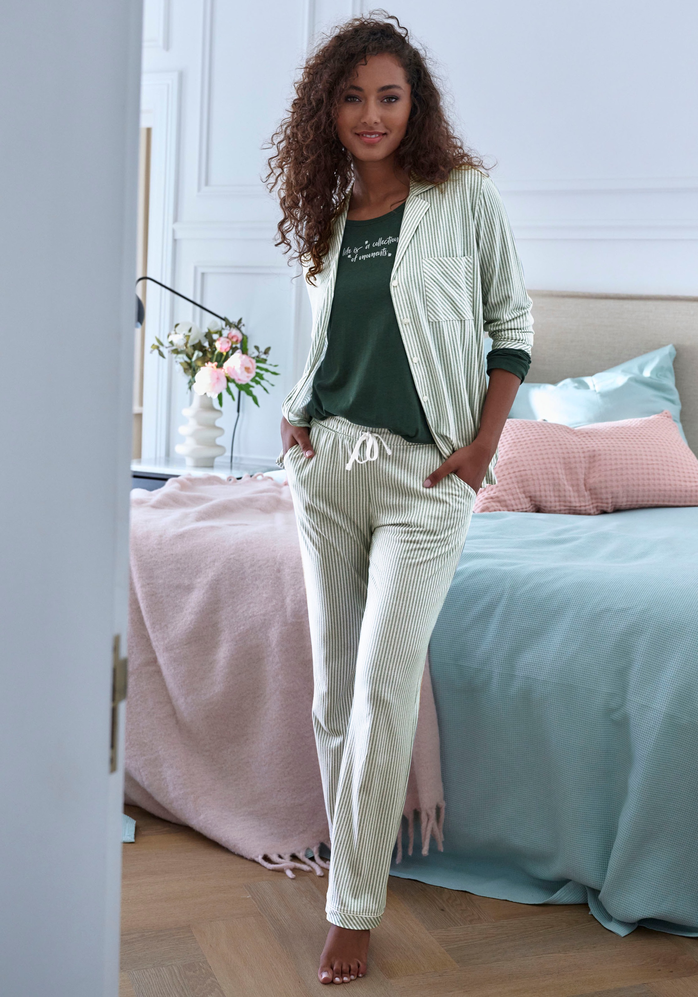 Thumbnail - s.Oliver Pyjamahose mit seitlichen Eingrifftaschen