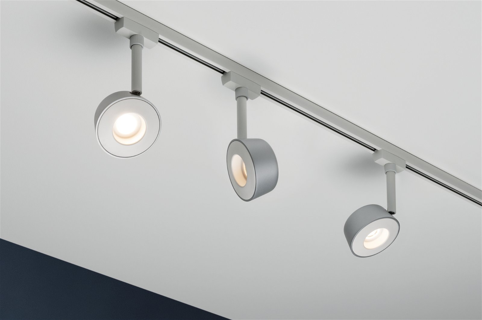 Paulmann Schienensystem-Leuchten »URail Schienenspot Pellet 350lm 6,7W 2700K 230V Chrom matt, dimmbar 4W«, dimmbar, Einzelspot