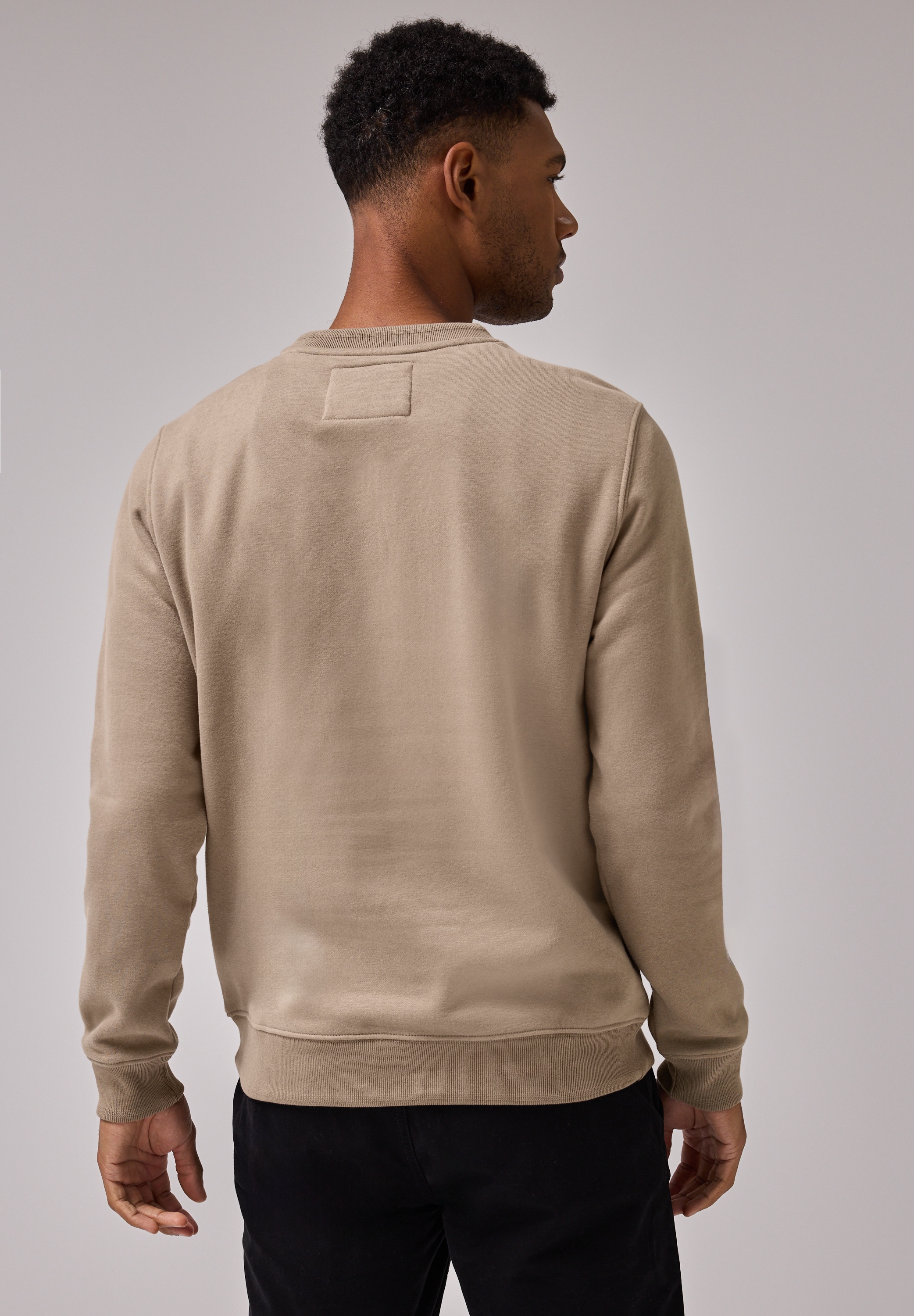 STREET ONE MEN Sweatshirt, im soften Baumwoll-Mix