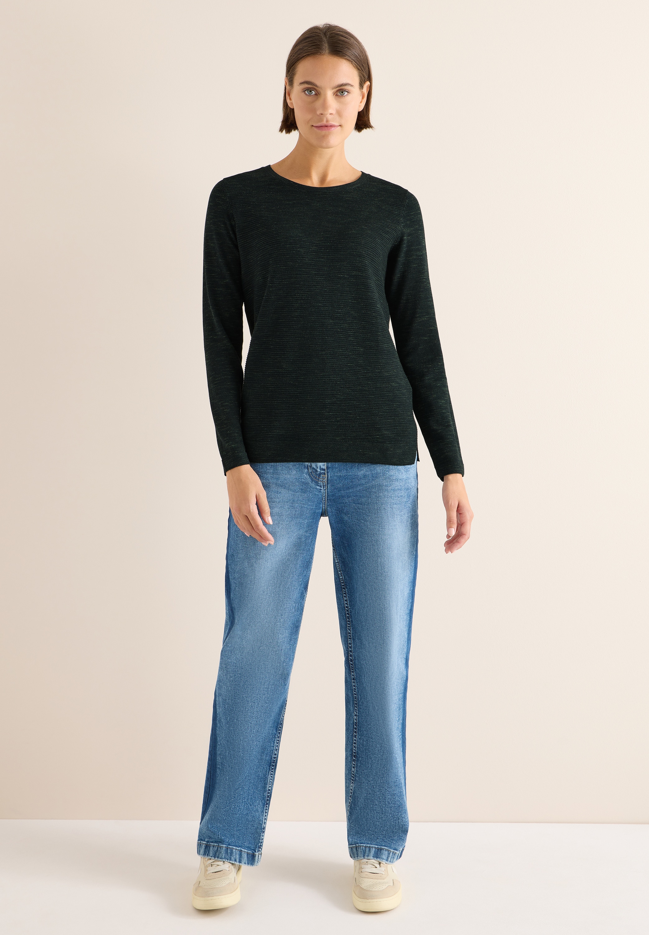 Cecil Strickpullover mit Rundhalsausschnitt