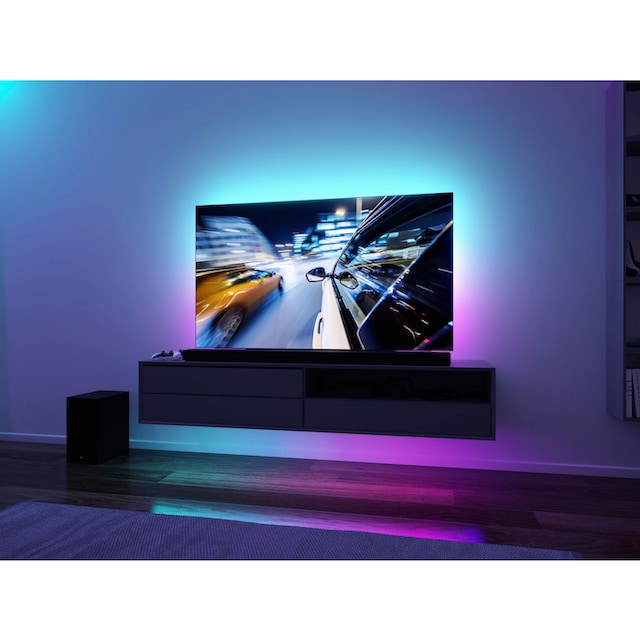 Paulmann LED-Streifen »USB LED Strip TV-Beleuchtung 55 Zoll 2m Dynamic  Rainbow RGB 3,5W«, 1 St.-flammig kaufen