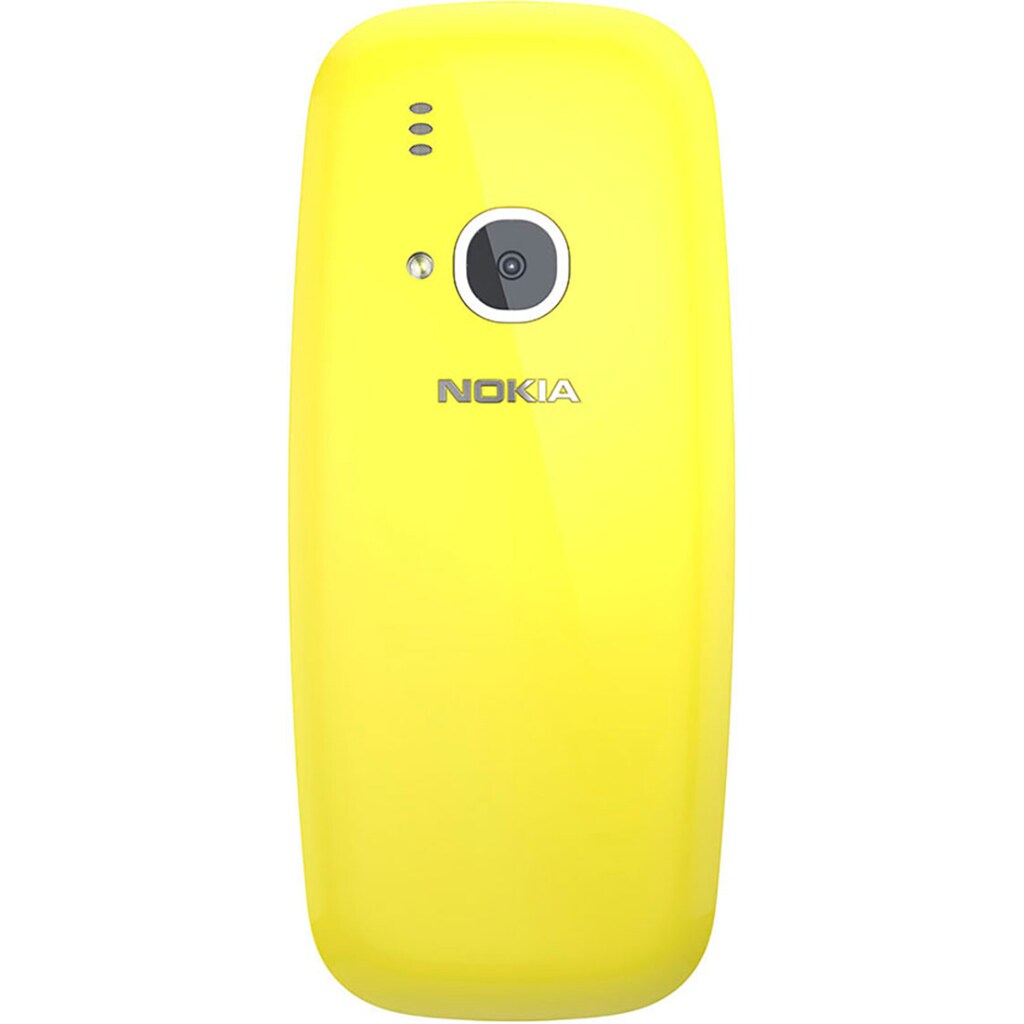 Nokia Handy »3310«, gelb, 6,1 cm/2,4 Zoll, 16 GB Speicherplatz, 2 MP Kamera