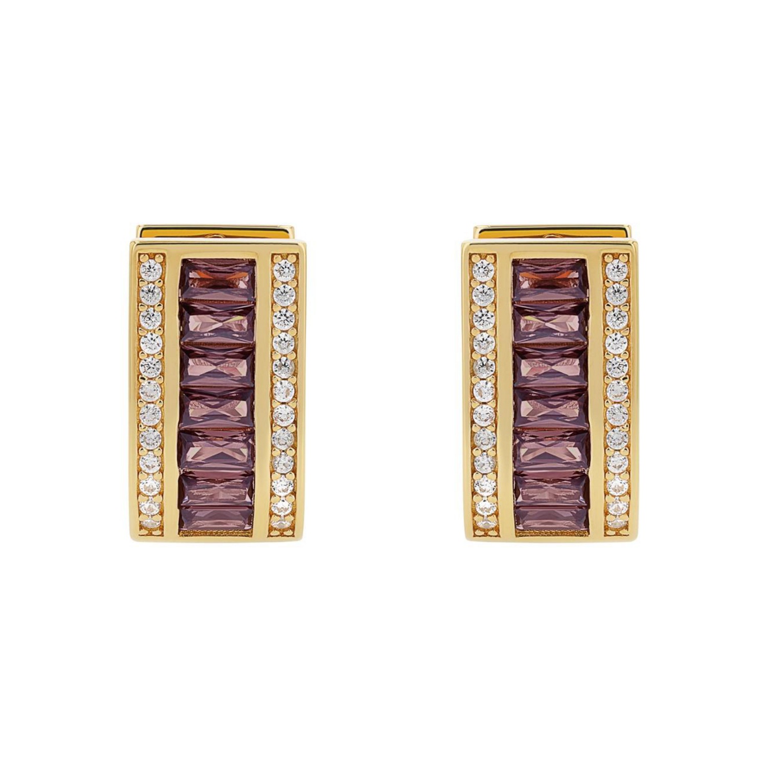 JOOP! Paar Creolen »Schmuck, Geschenk« mit Zirkonia (synth.)