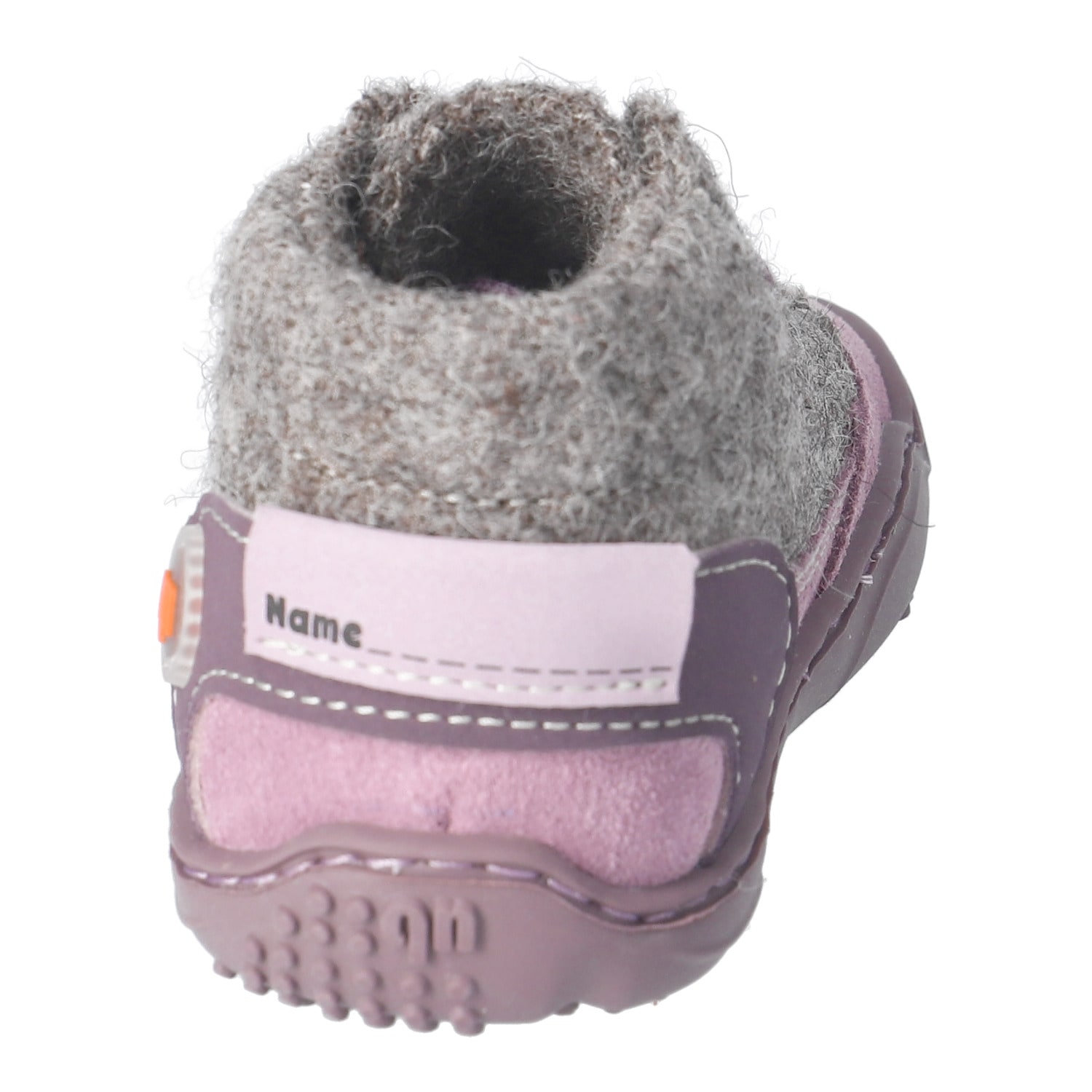 qnuffs Barfußschuh »WEIDE«  Schnürschuh mit Namenschild an der Rückseite