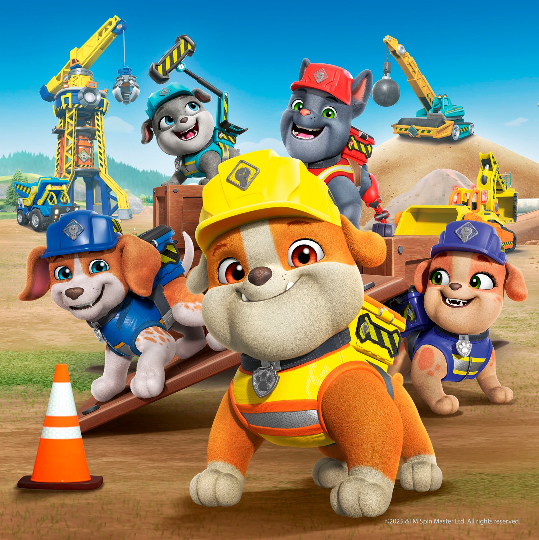 Ravensburger Puzzle »Paw Patrol, Arbeitsfahrzeuge«, Made in Europe