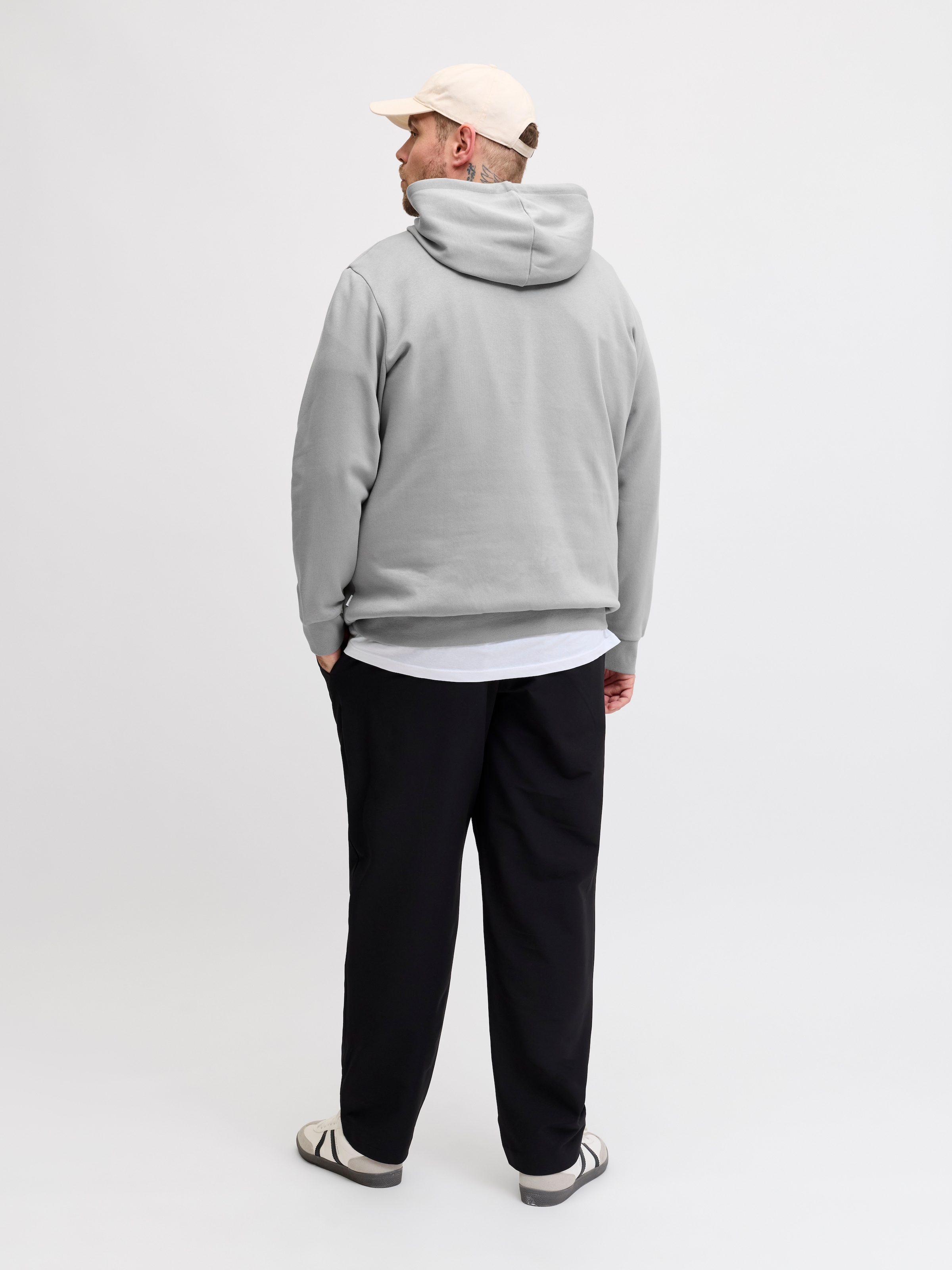 Jack & Jones PlusSize Kapuzensweatshirt »JJECORP LOGO SWEAT HOOD NOOS PLS«, Baumwollmischung, regular fit

