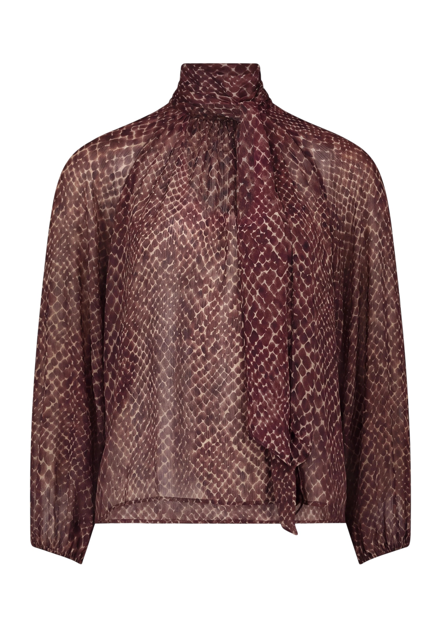 Zero Schluppenbluse »Damen mit Print.«