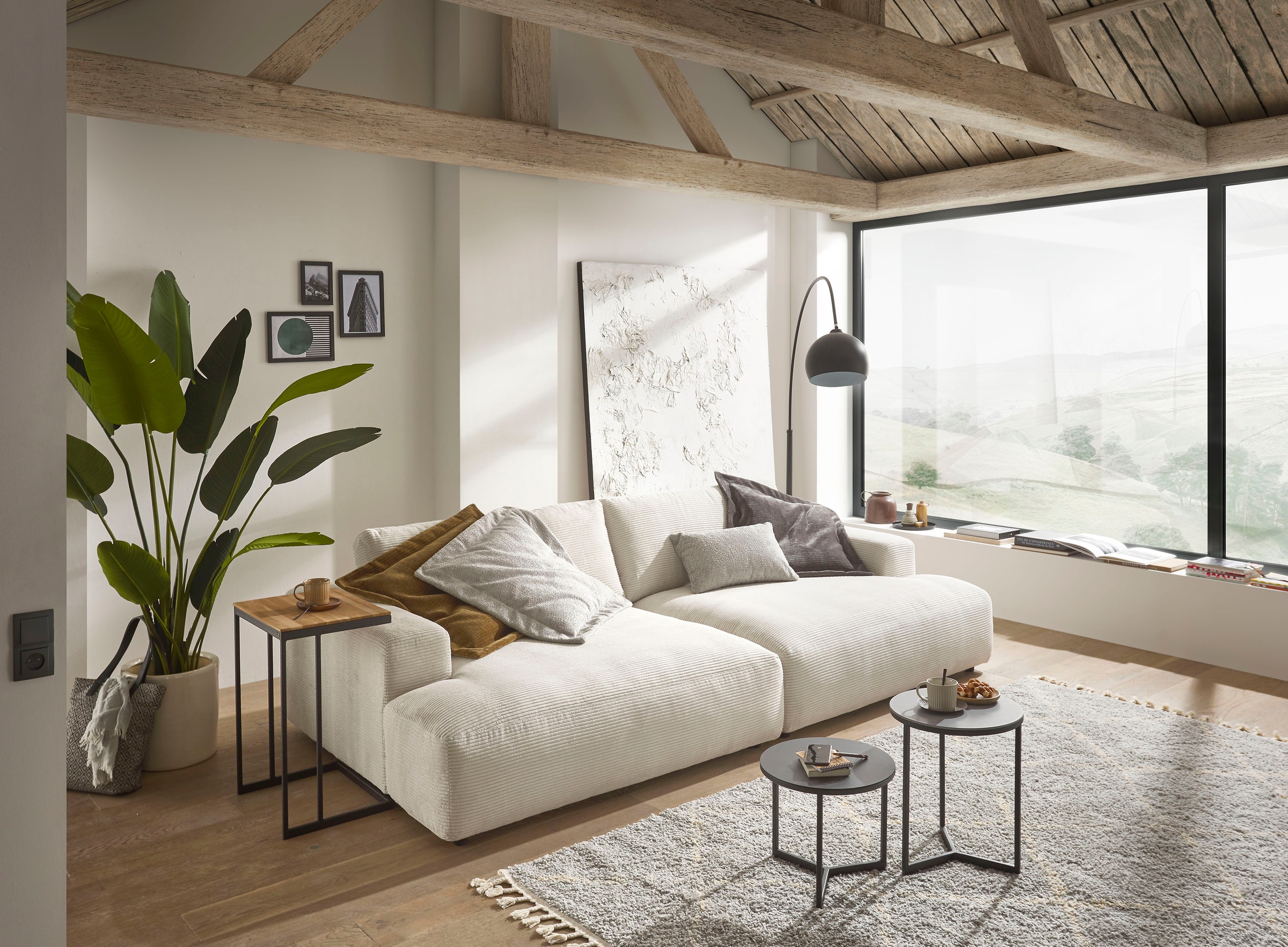 Musterring Loungesofa "Lucia", Cord-Bezug, Breite 292 cm günstig online kaufen