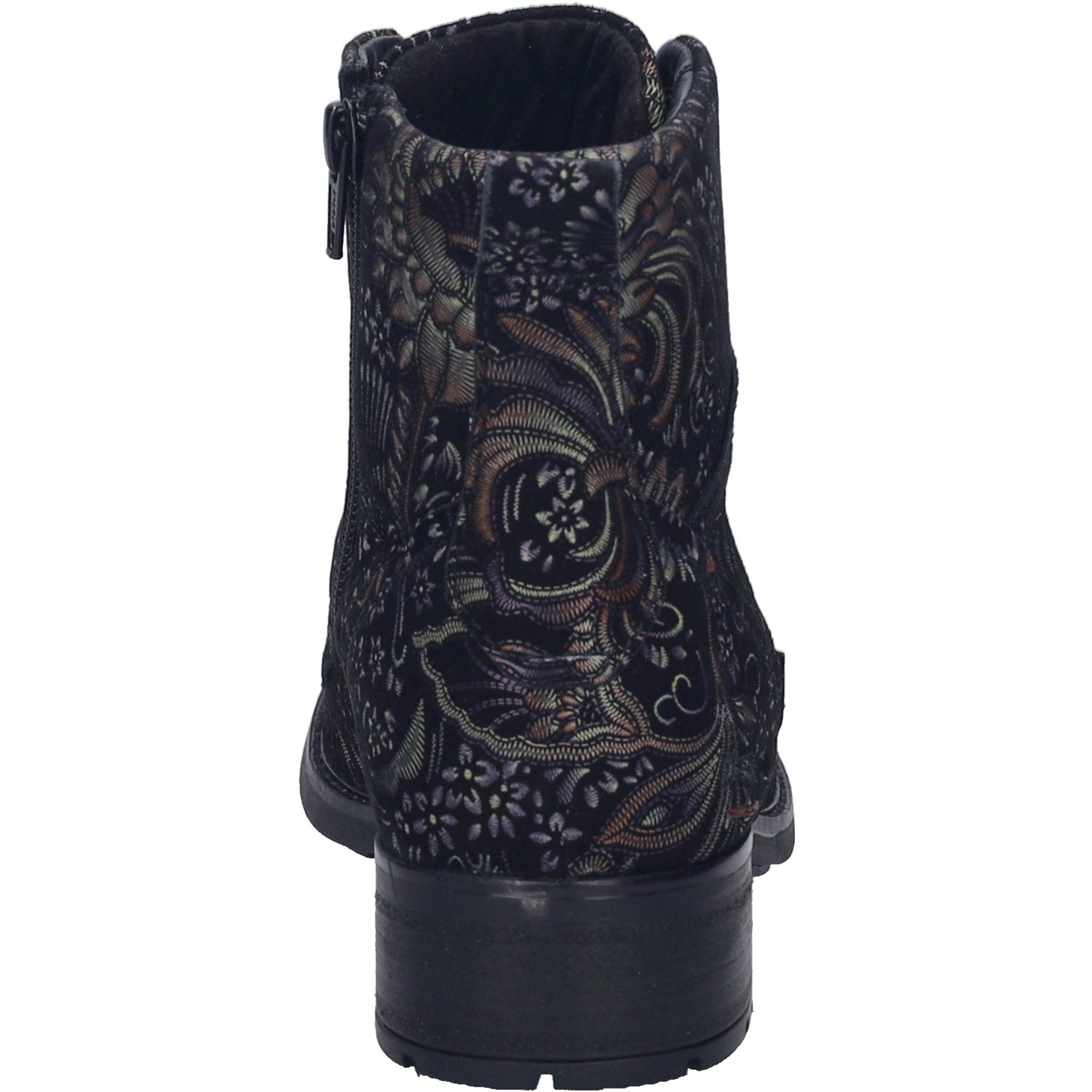 Stiefelette JOSEF SEIBEL "Kate 15, schwarz-multi", Damen, Gr. 36, schwarz (schwarz, multi), Obermaterial: 100% Rindsleder Leather cow., Schuhe Stiefelette 3