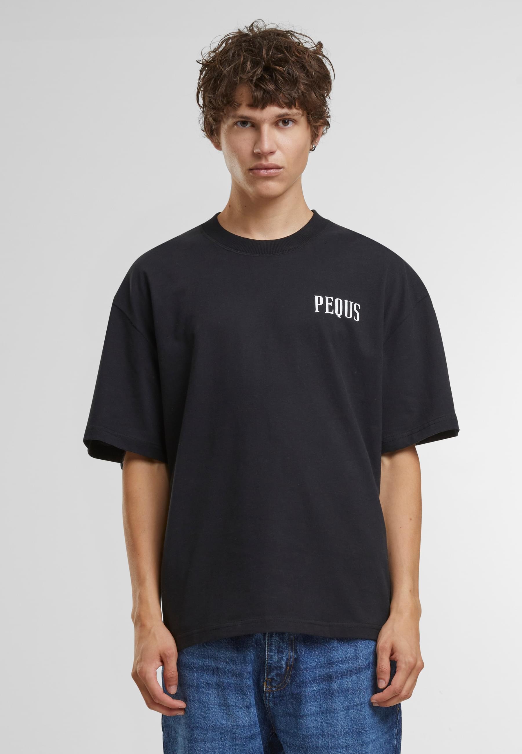 PEQUS T-Shirt »PEQUS PEQUS Rhinestone Art Gallery T-Shirt«, (1 tlg.)