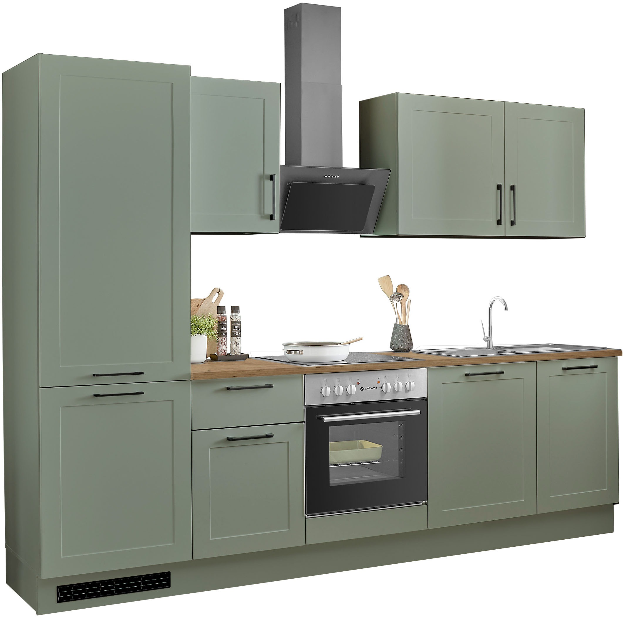 Thumbnail - BASIC by Balculina "Marsi" Breite 280 cm, wahlweise mit E-Geräten, mit Soft-Close-Funktion