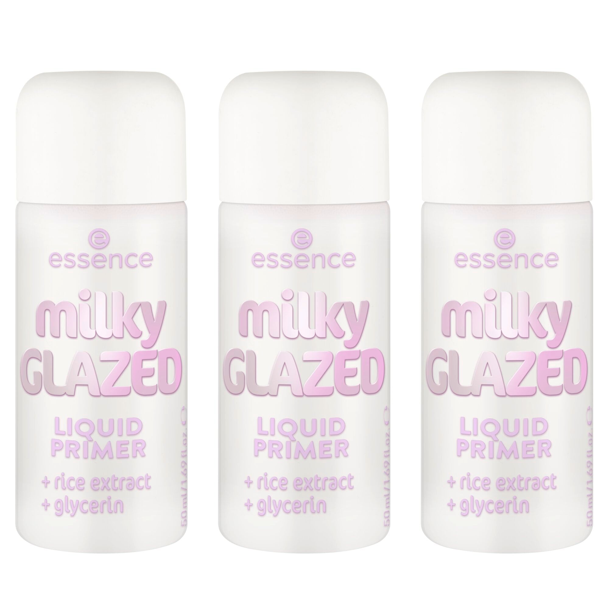 ESSENCE Damen Primer "milky GLAZED LIQUID PRIMER", 150ml, weiß, Teint-Kosmetika