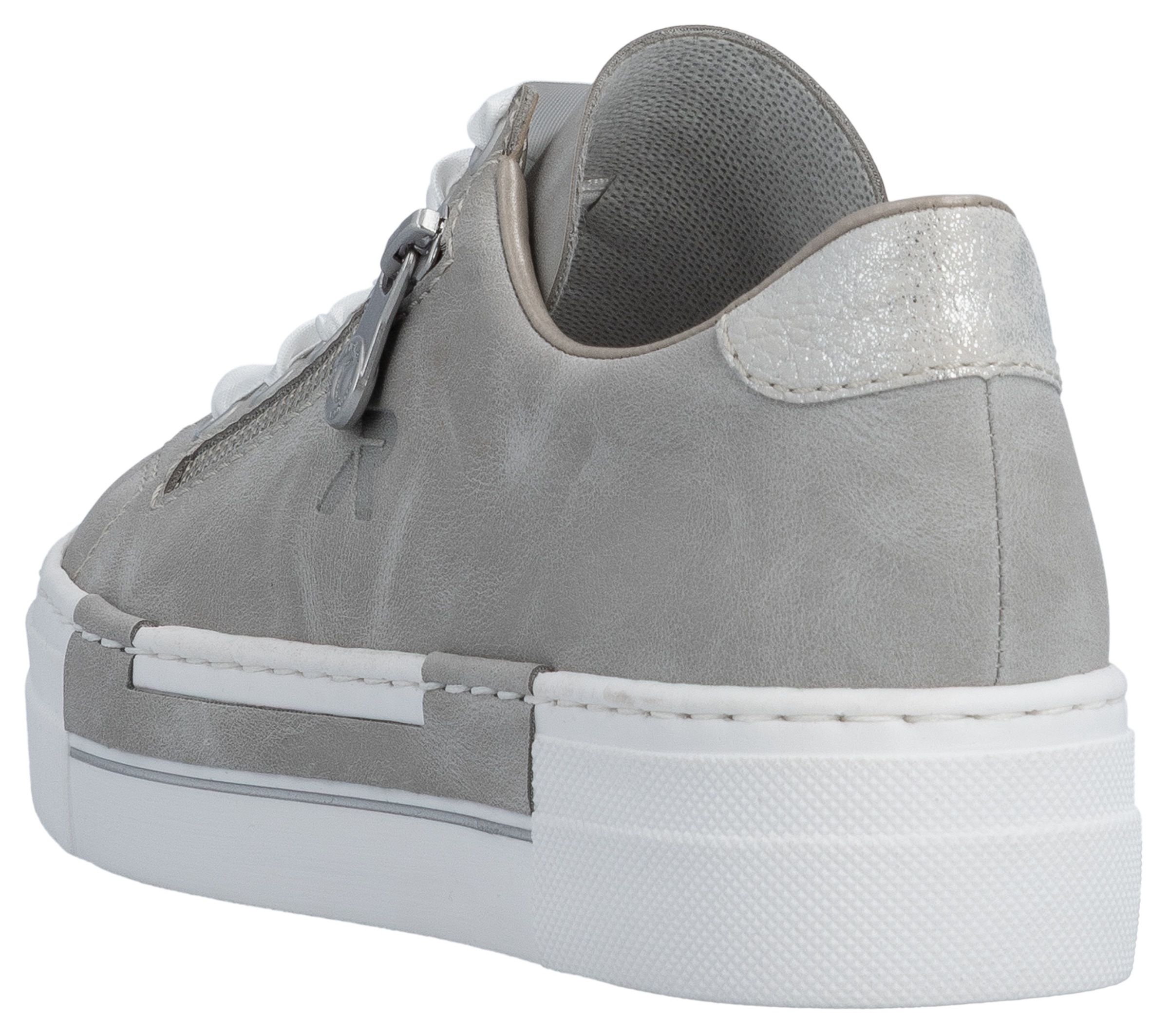 Thumbnail - Rieker Plateausneaker mit Zier-Reißverschluss, Freizeitschuh, Halbschuh, Schnürschuh