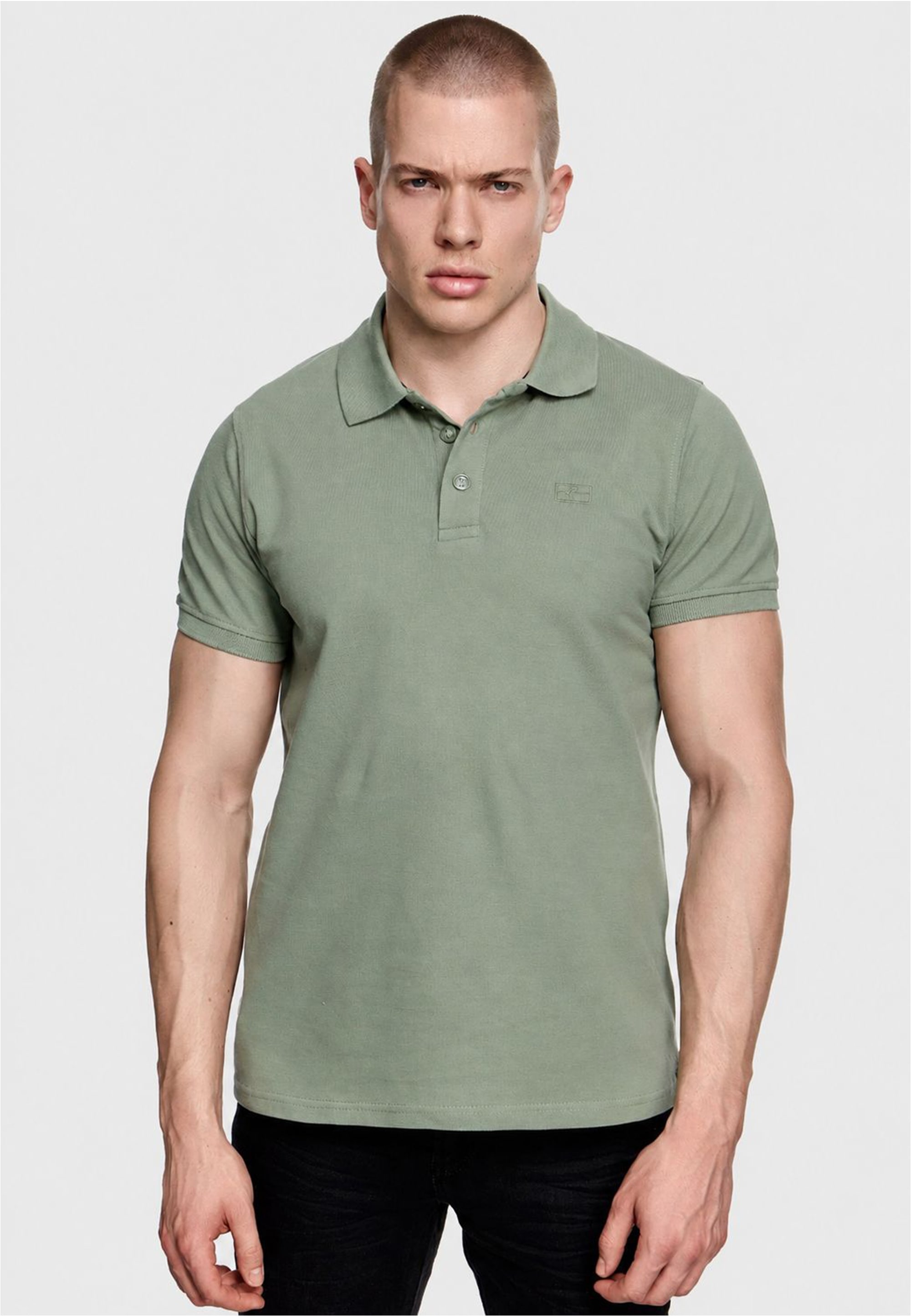 Rusty Neal Poloshirt "Uni" im klassischen Design