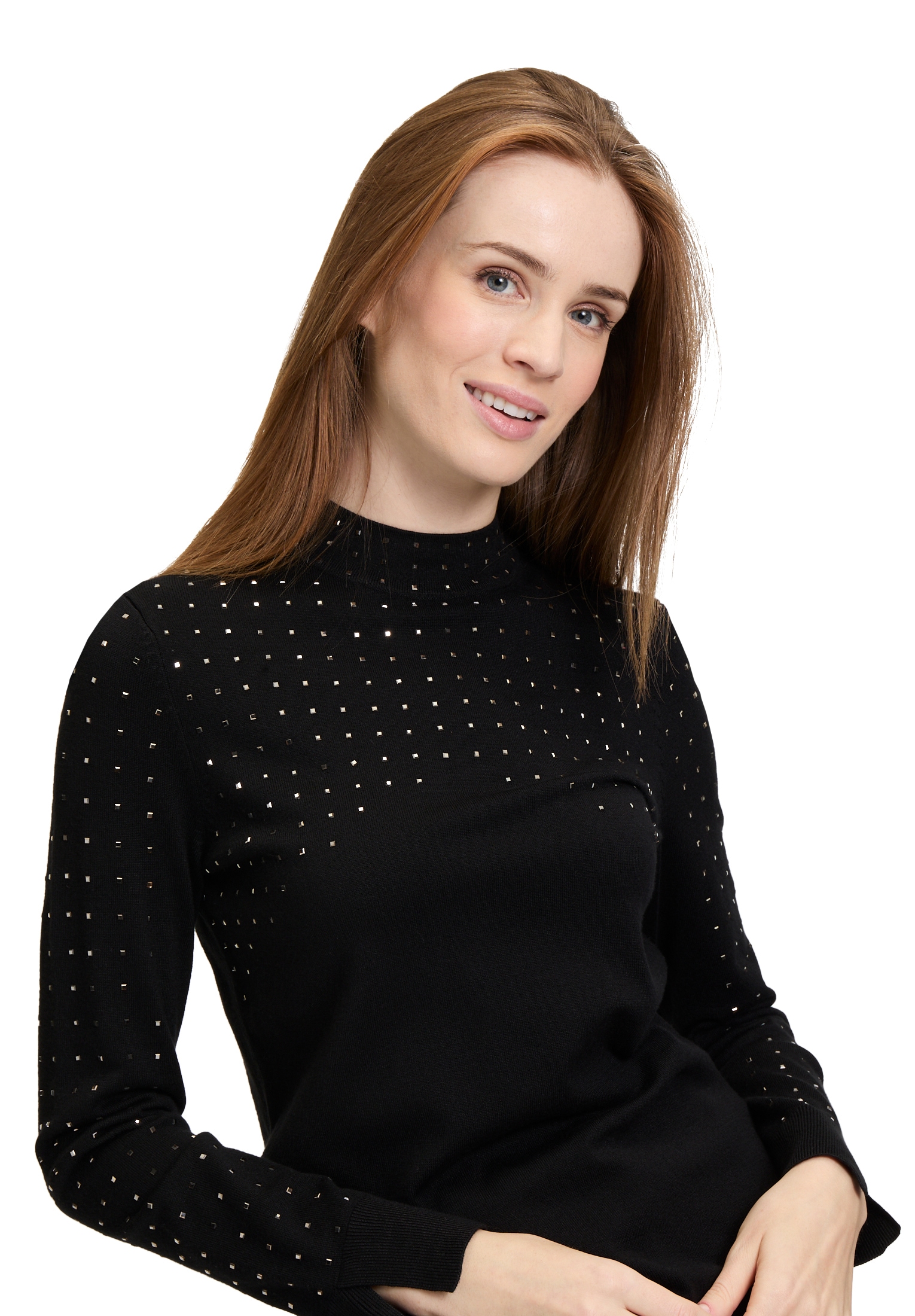 Betty Barclay Strickpullover »Betty Barclay Damen Feinstrickpullover mit Strass«, (1 tlg.), limited edition