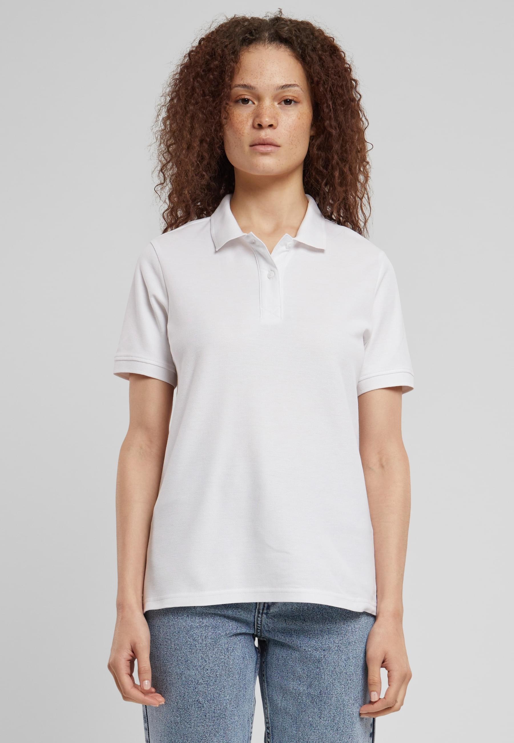 URBAN CLASSICS Poloshirt »Urban Classics Ladies Polo Shirt«