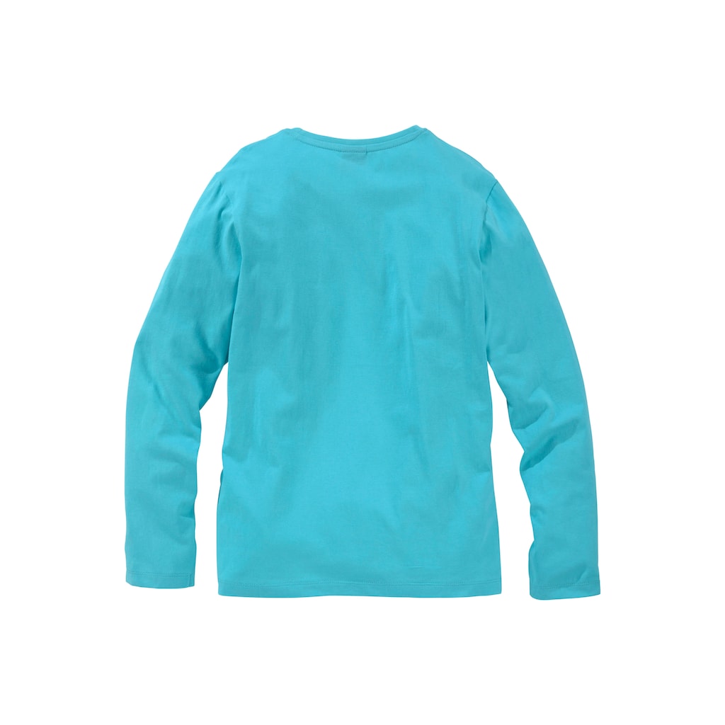 KIDSWORLD Langarmshirt »THEORETISCH KANN ICH PRAKTISCH ALLES«