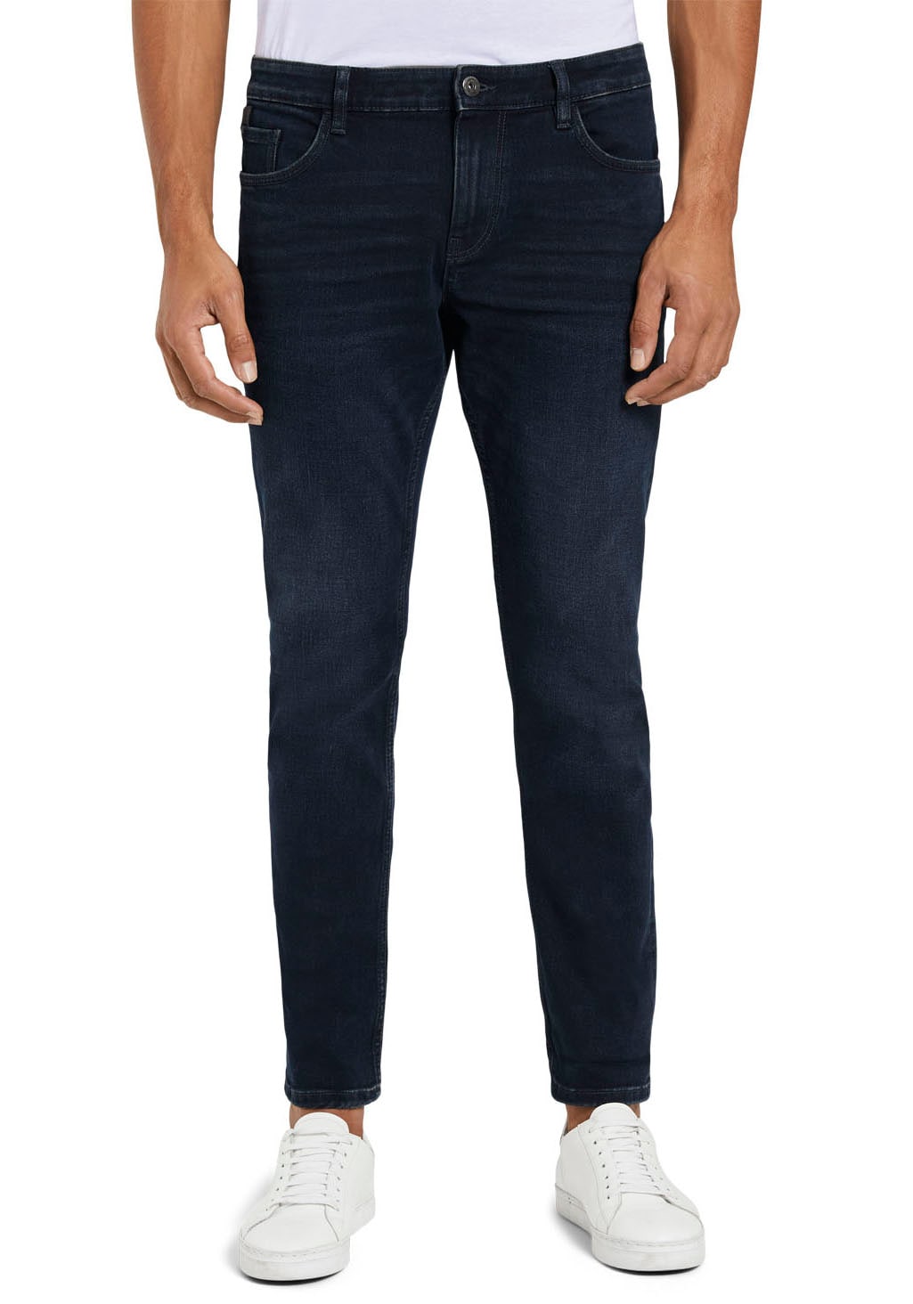 TOM TAILOR 5-Pocket-Jeans "Josh", in Used-Waschung