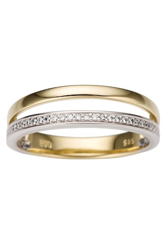 Fingerring »Schmuck Geschenk Gold 333 Damenring Goldring«