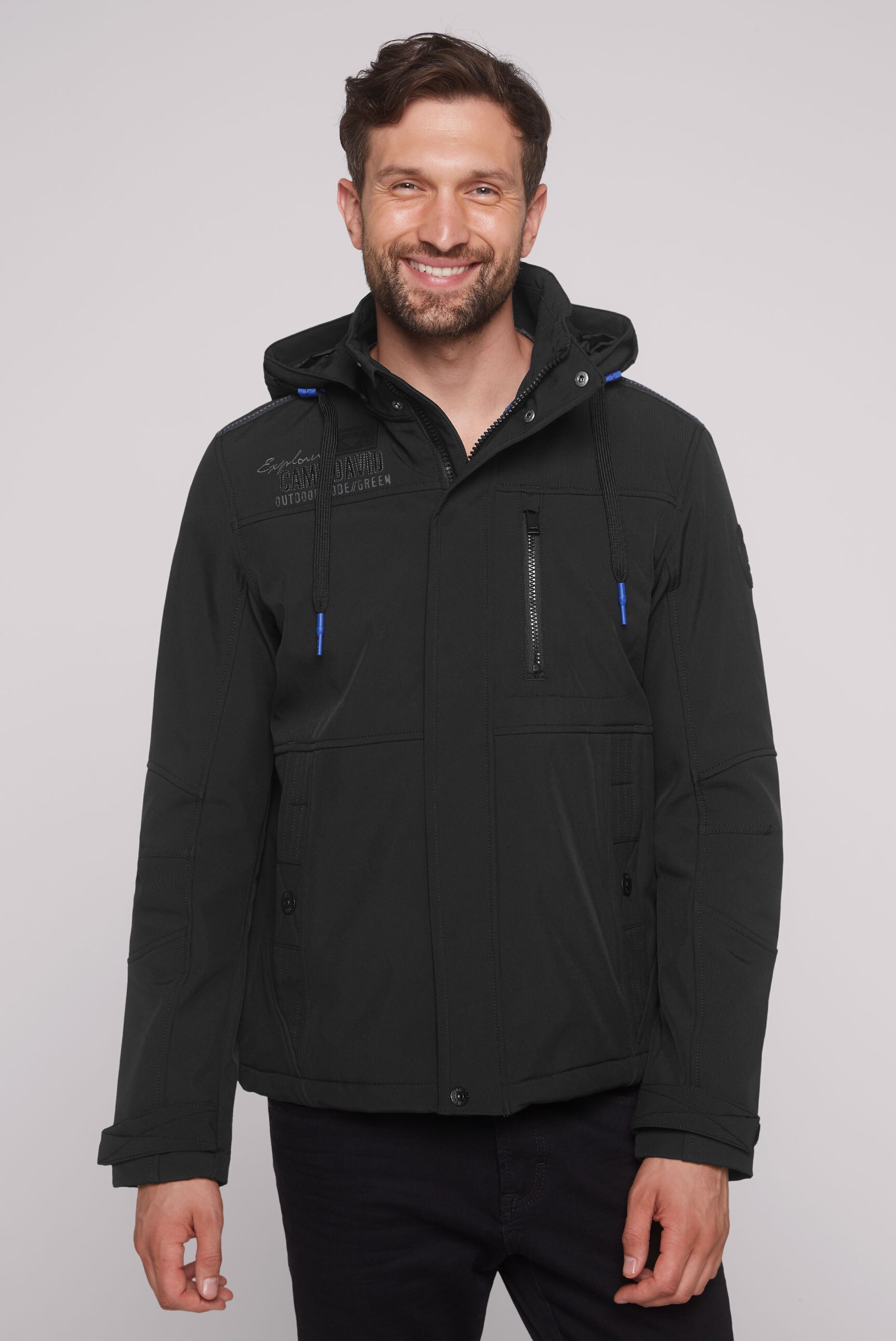 CAMP DAVID Outdoorjacke su Kapuze su Gummizug im ...