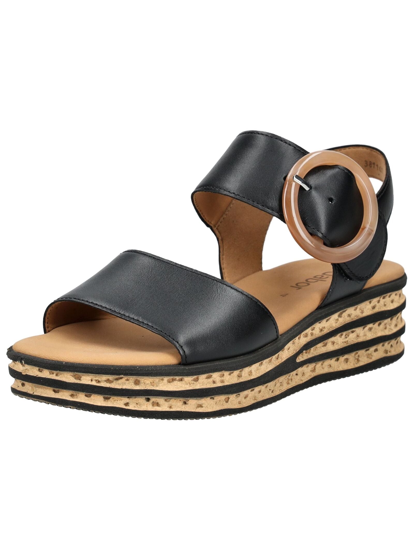 Gabor Keilsandalette "Gabor Sandalen Nappaleder" günstig online kaufen