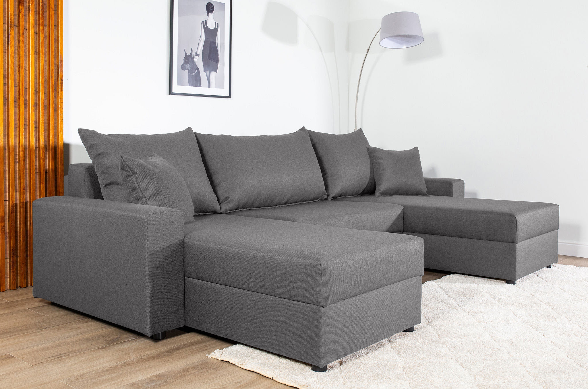 COLLECTION AB Wohnlandschaft "Pico U-Form, Breite 252, mit Schlaffunktion, günstig online kaufen