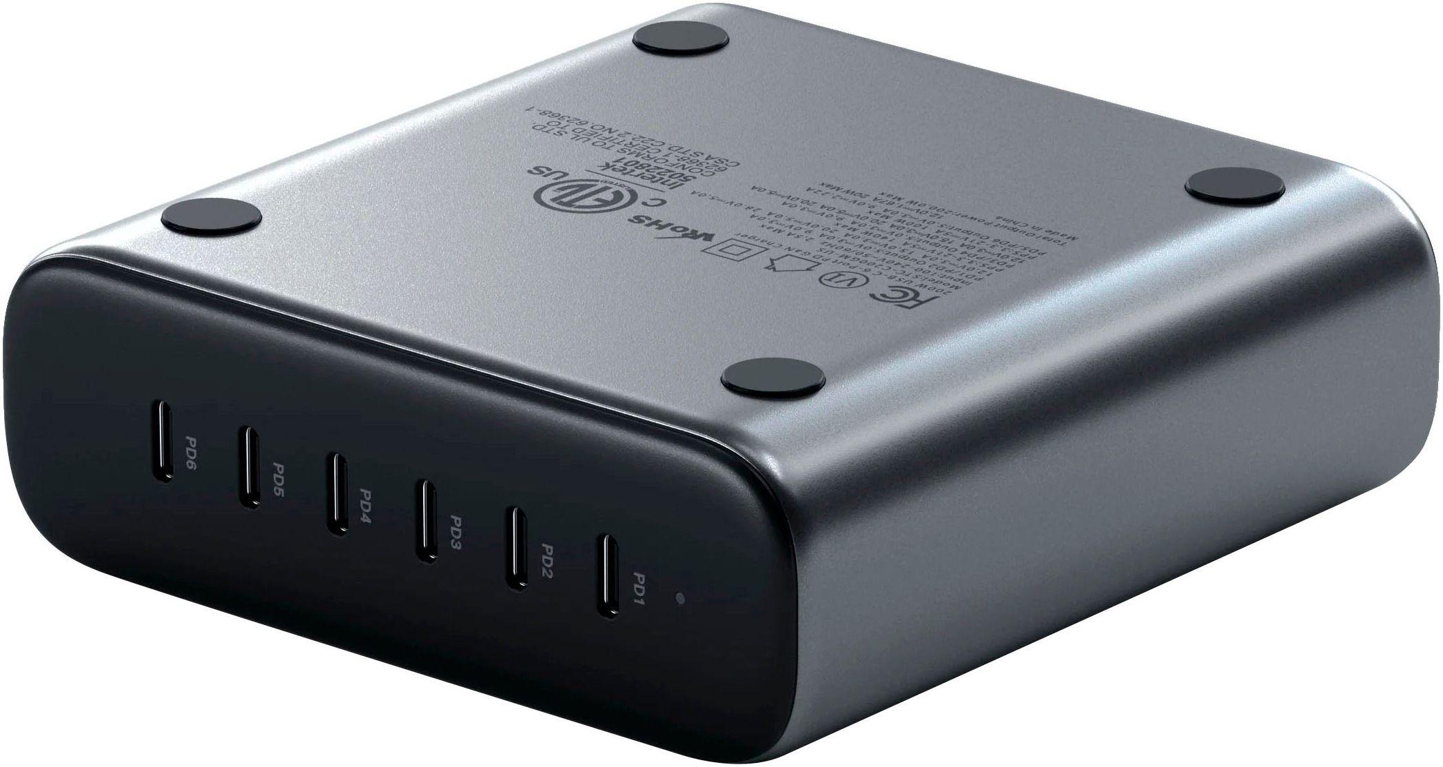 Satechi USB-Ladegerät »200W USB-C 6-Port PD GaN«