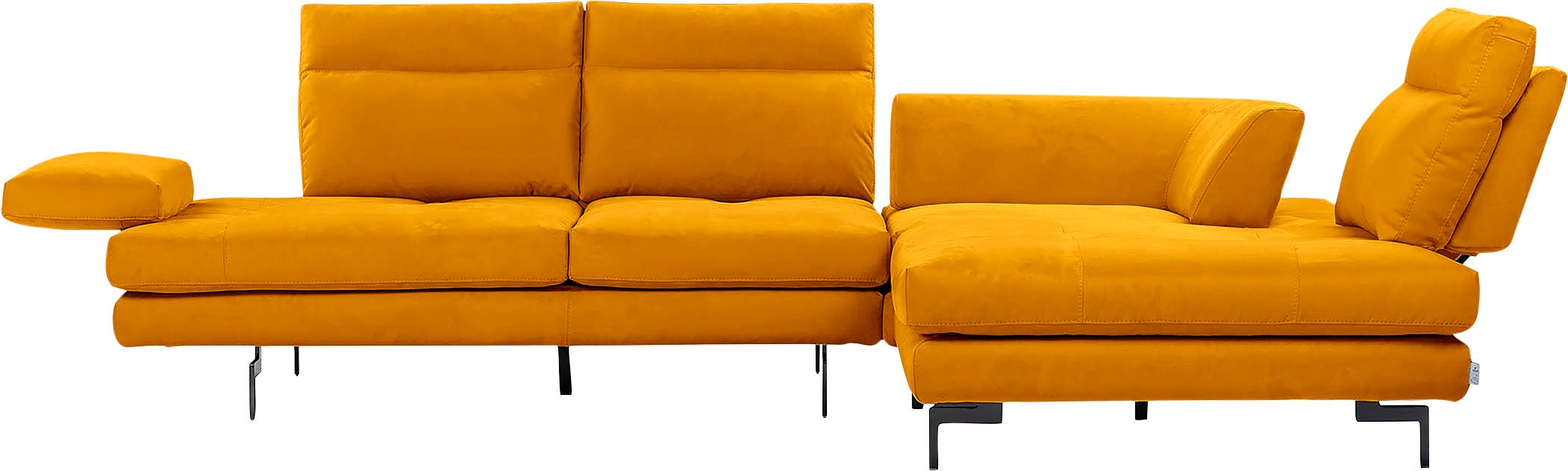 CALIA ITALIA Ecksofa "Toby Wing, Komfortsofa mit Sitzkomfort der Extraklass günstig online kaufen