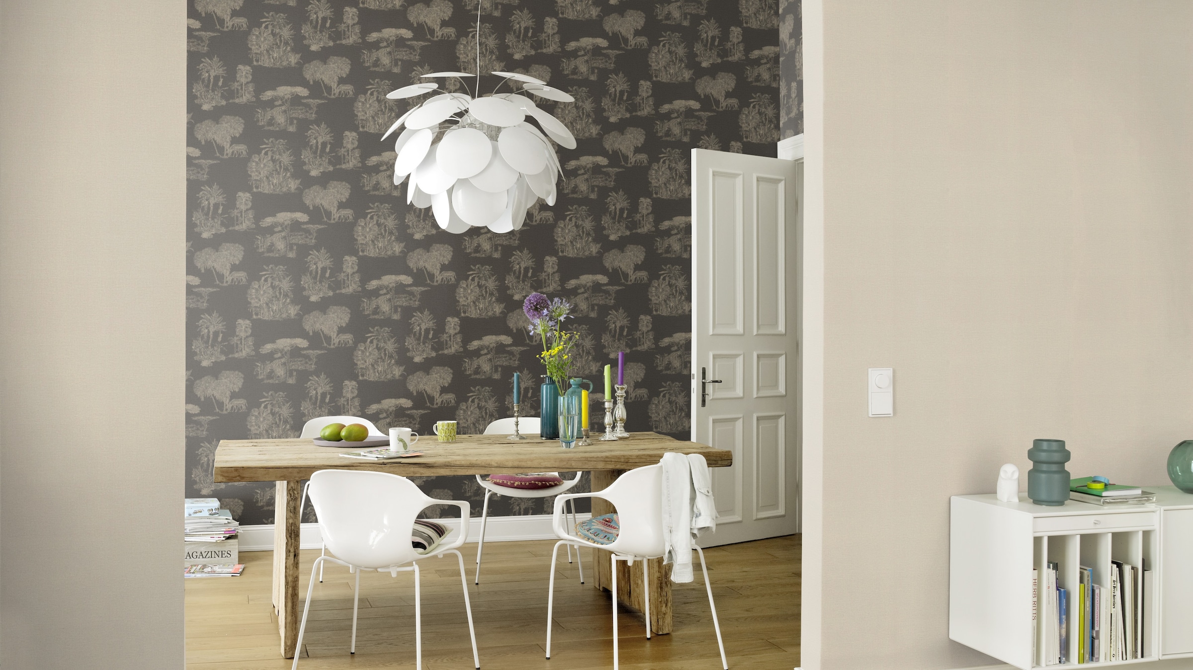 Rasch Vliestapete »Vliestapete Lirirco 555035«, Antikoptik