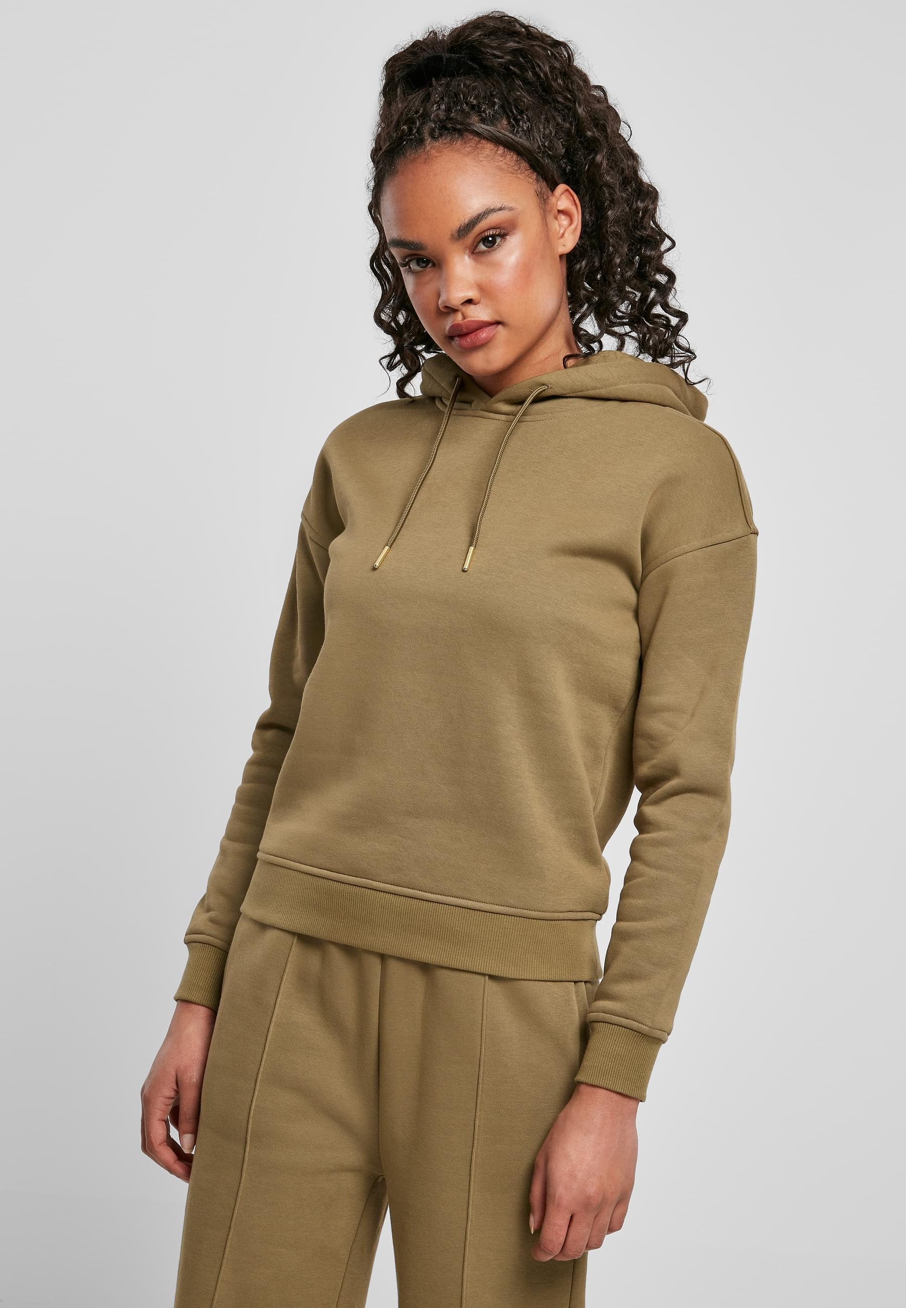 URBAN CLASSICS Kapuzenpullover »Urban Classics Damen Ladies Hoody«, (1 tlg.)