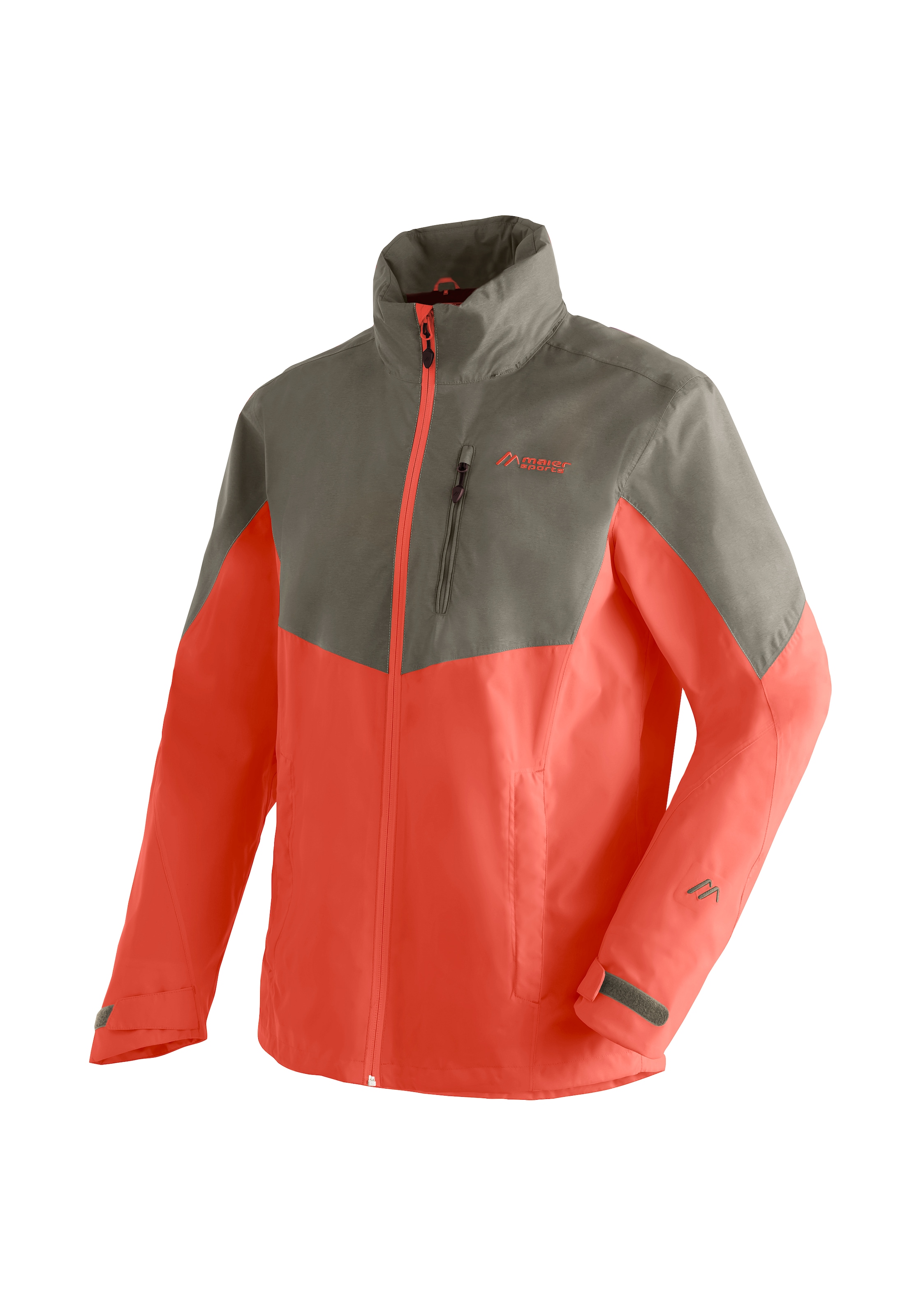 Maier Sports Funktionsjacke "Halny M", Sportliche Outdoorjacke mit zuverlässigem Wetterschutz