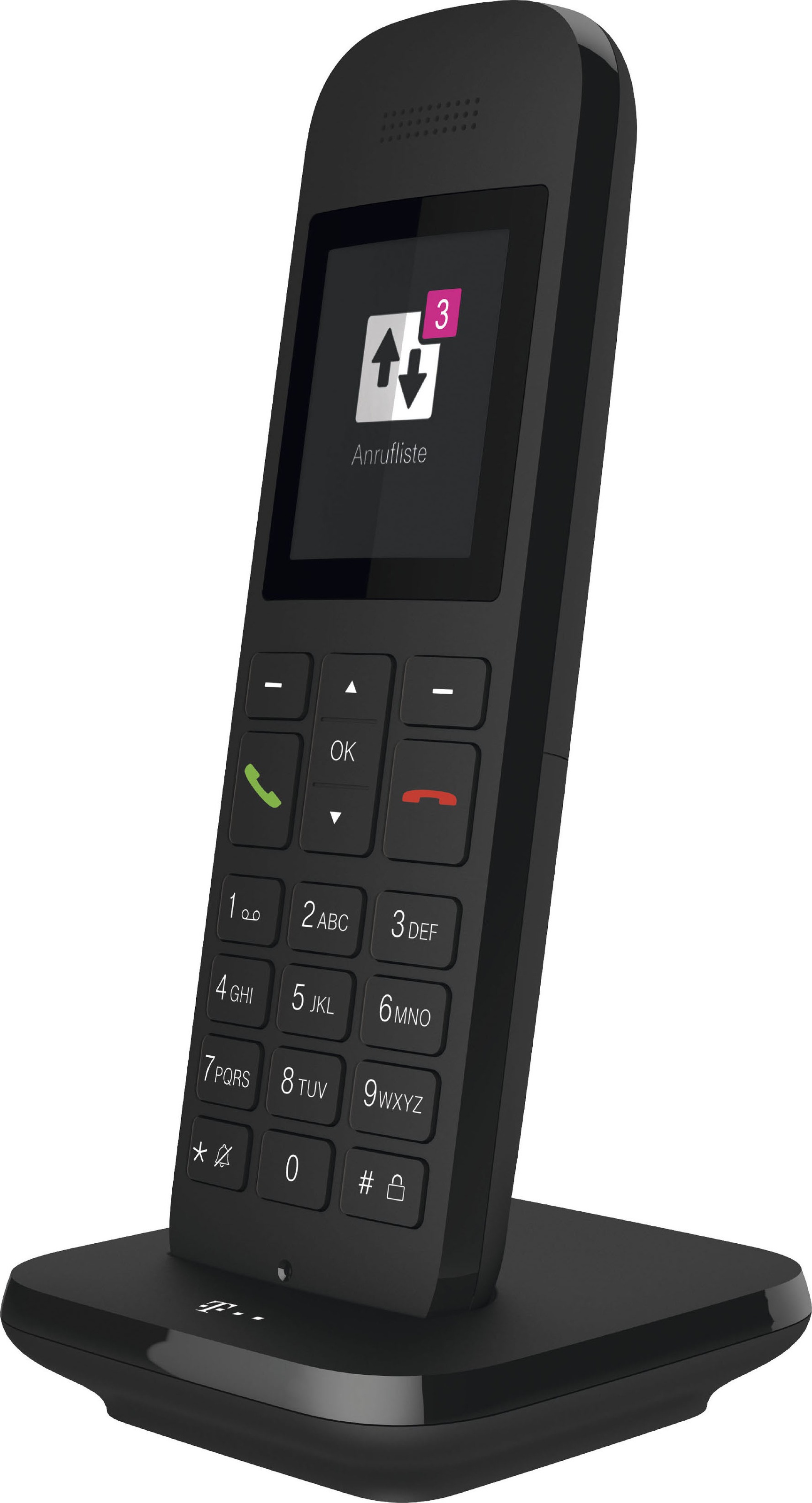 Telekom DECT-Telefon »Speedphone 12«, (Mobilteile: 1 LAN (Ethernet), mit HD Voice, Multifunktionstaste 5 cm Farbdisplay