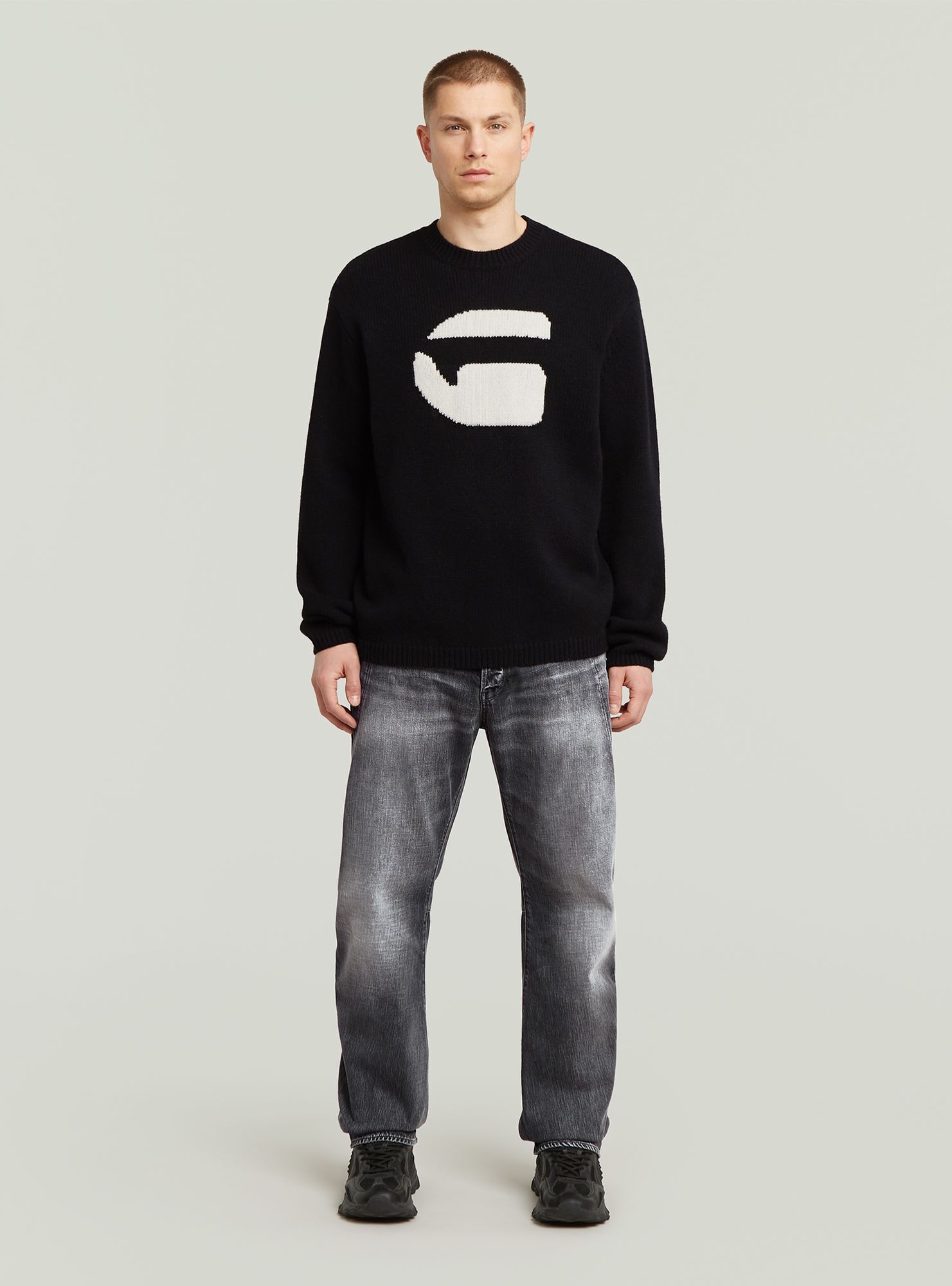 G-STAR Longpullover »G Logo Relaxed Knit Pullover«