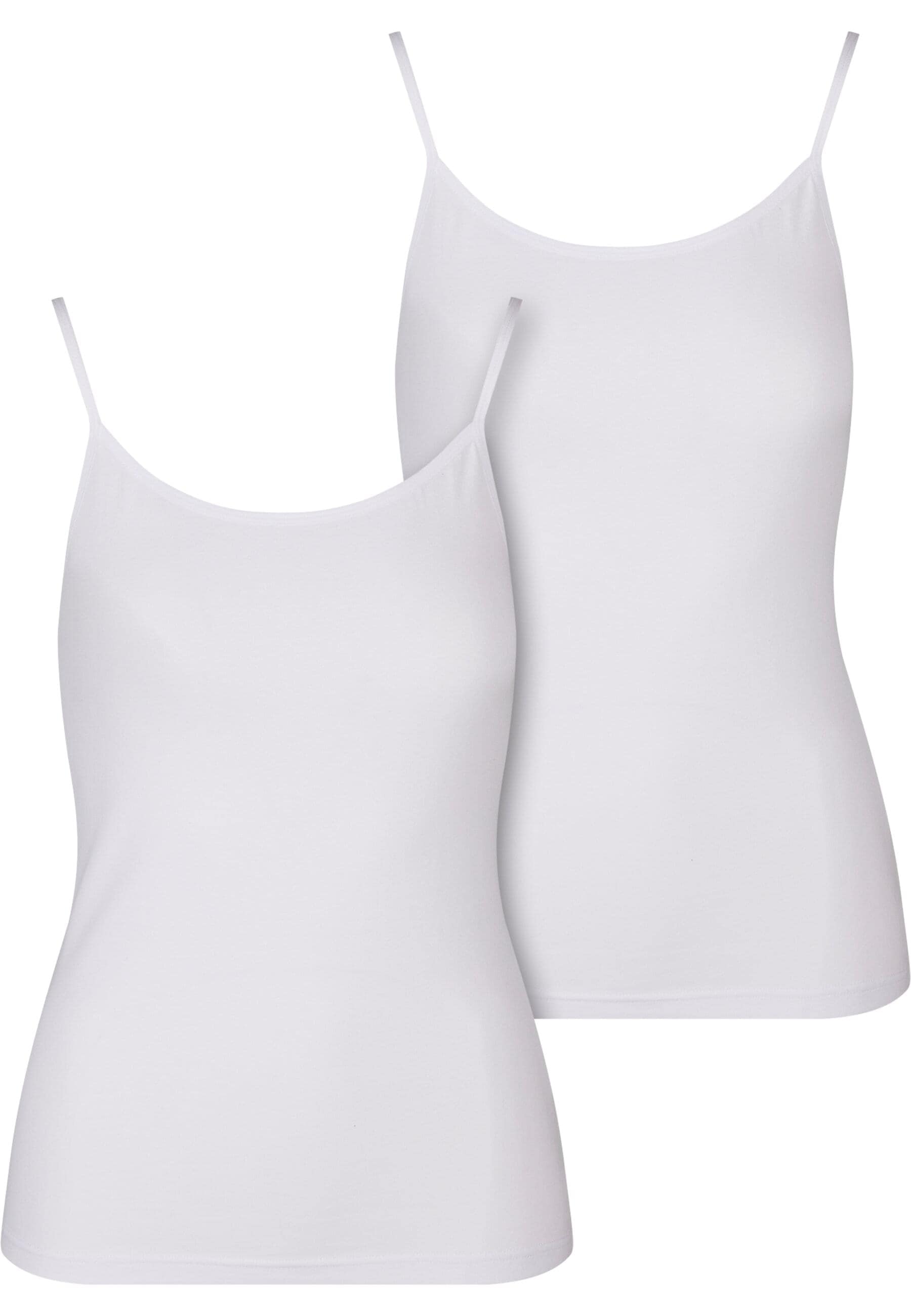 URBAN CLASSICS Muskelshirt "Urban Classics Ladies Basic Tank Top Cotton 2-P günstig online kaufen