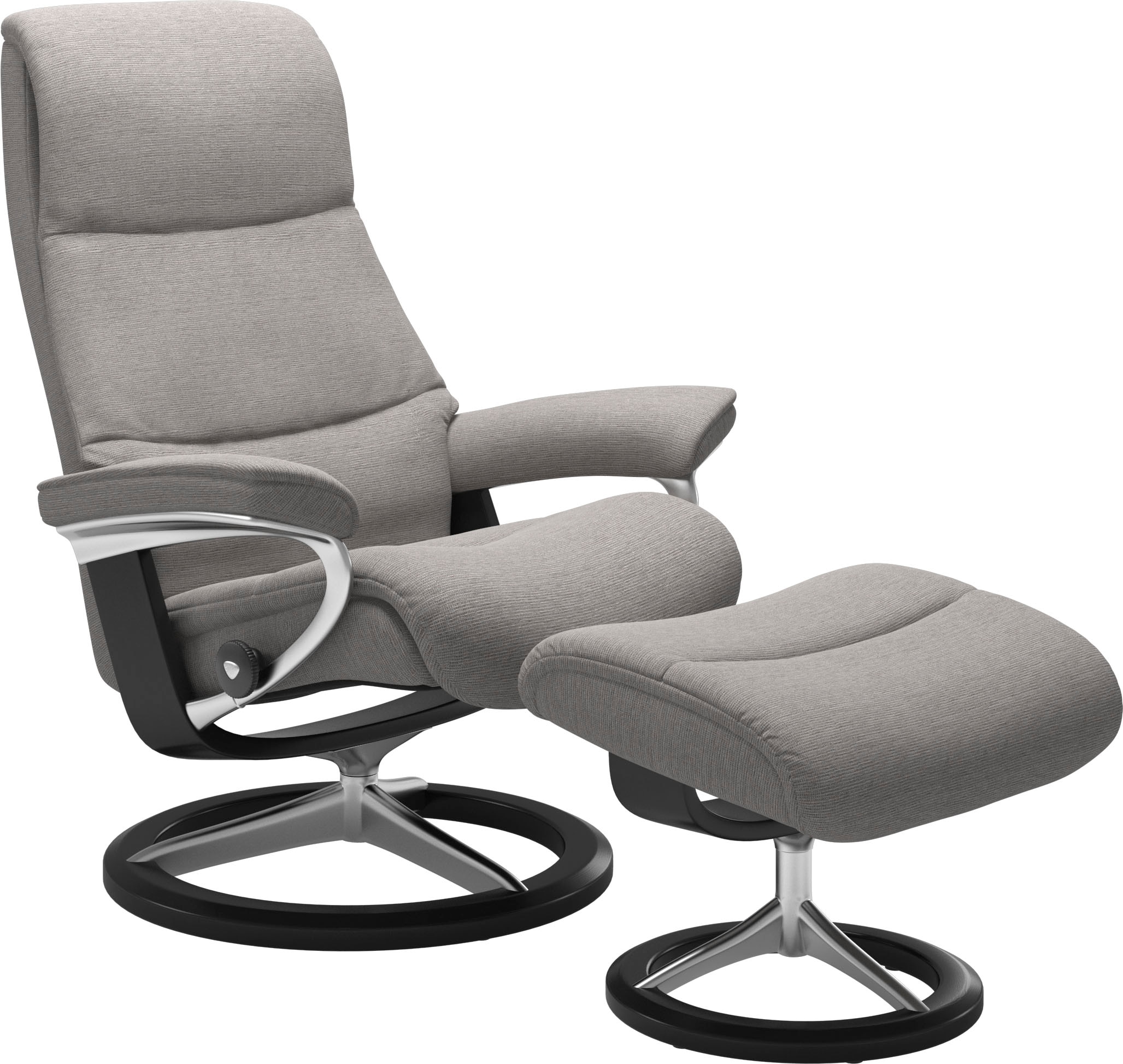 Stressless Fußhocker "View", mit Signature Base,Gestell Schwarz