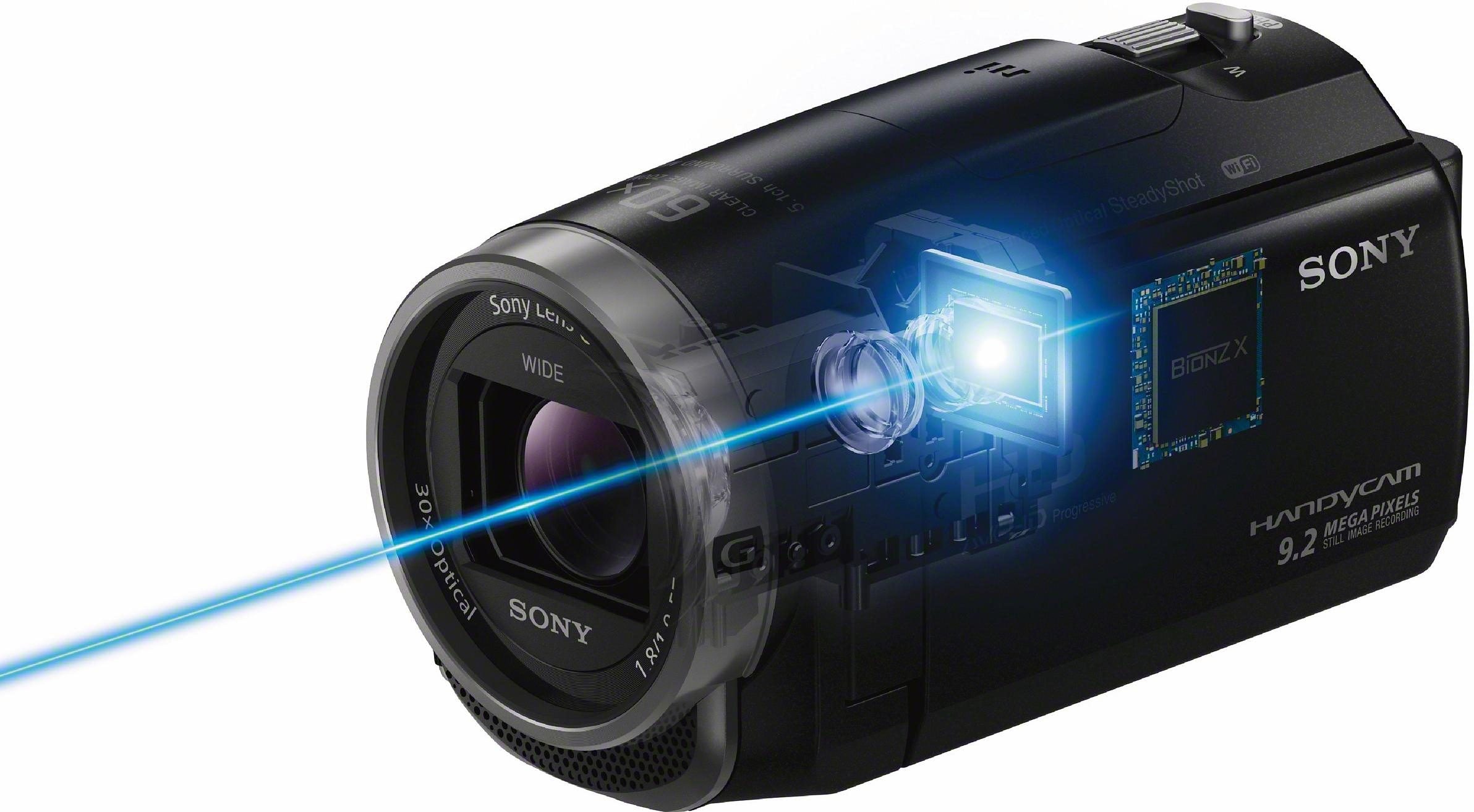 Sony Camcorder »HDR-CX625B«, Full HD, NFC-WLAN (Wi-Fi), 30 fachx opt. Zoom, 26,8mm Weitwinkel