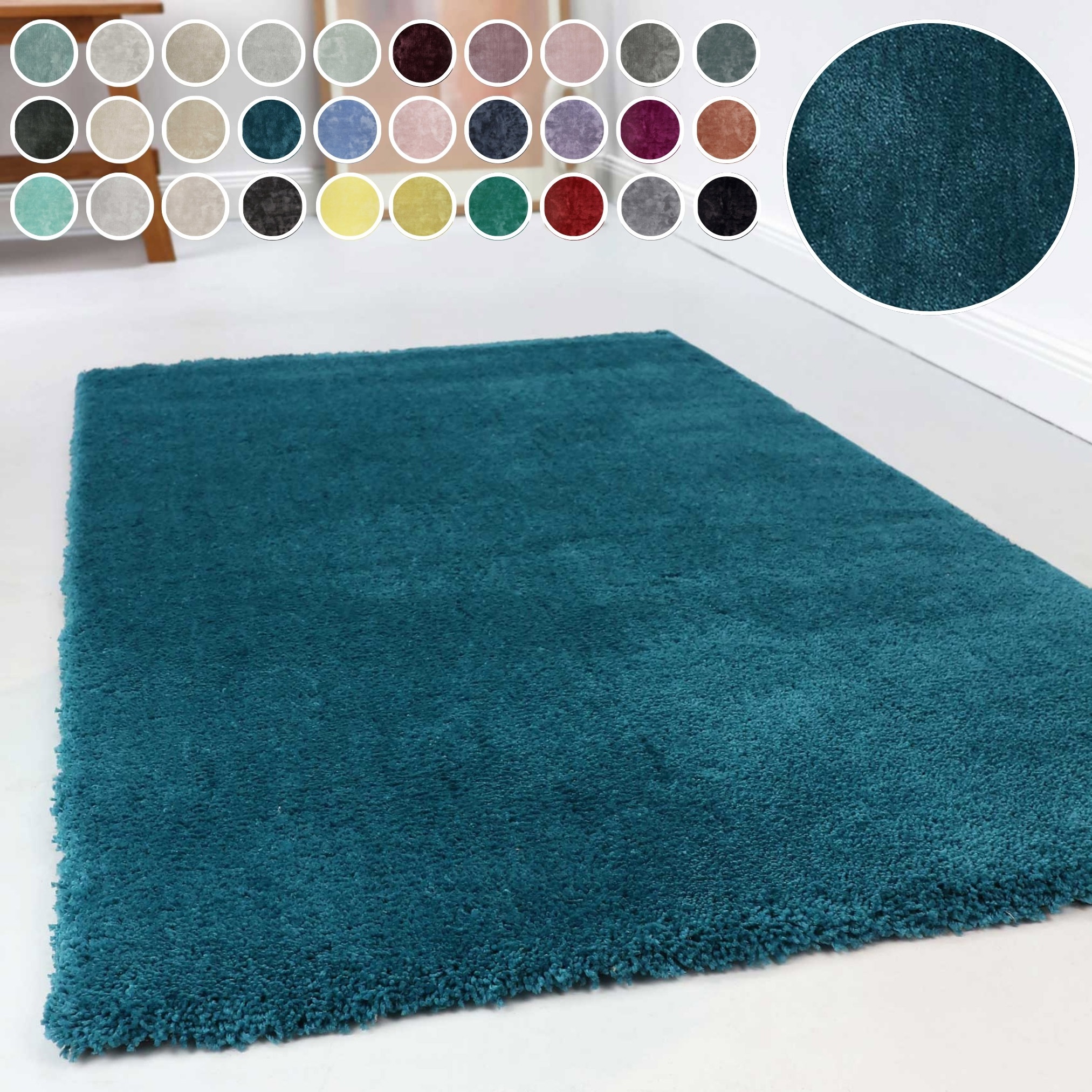 Esprit Hochflor-Teppich "Relaxx ESP-4150" rechteckig 25 mm Höhe Wohnzimmer, günstig online kaufen